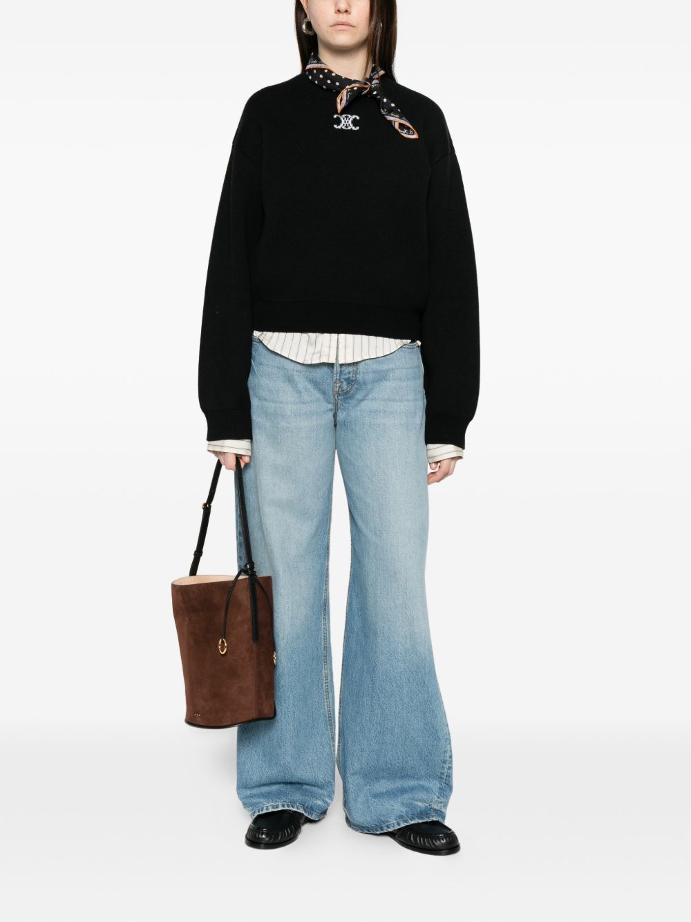 CELINE CAPSULE Sweaters Black RY0M40X7338OF (CELINE / ニット・セーター・カーディガン ) | CELINE (セリーヌ)(2)