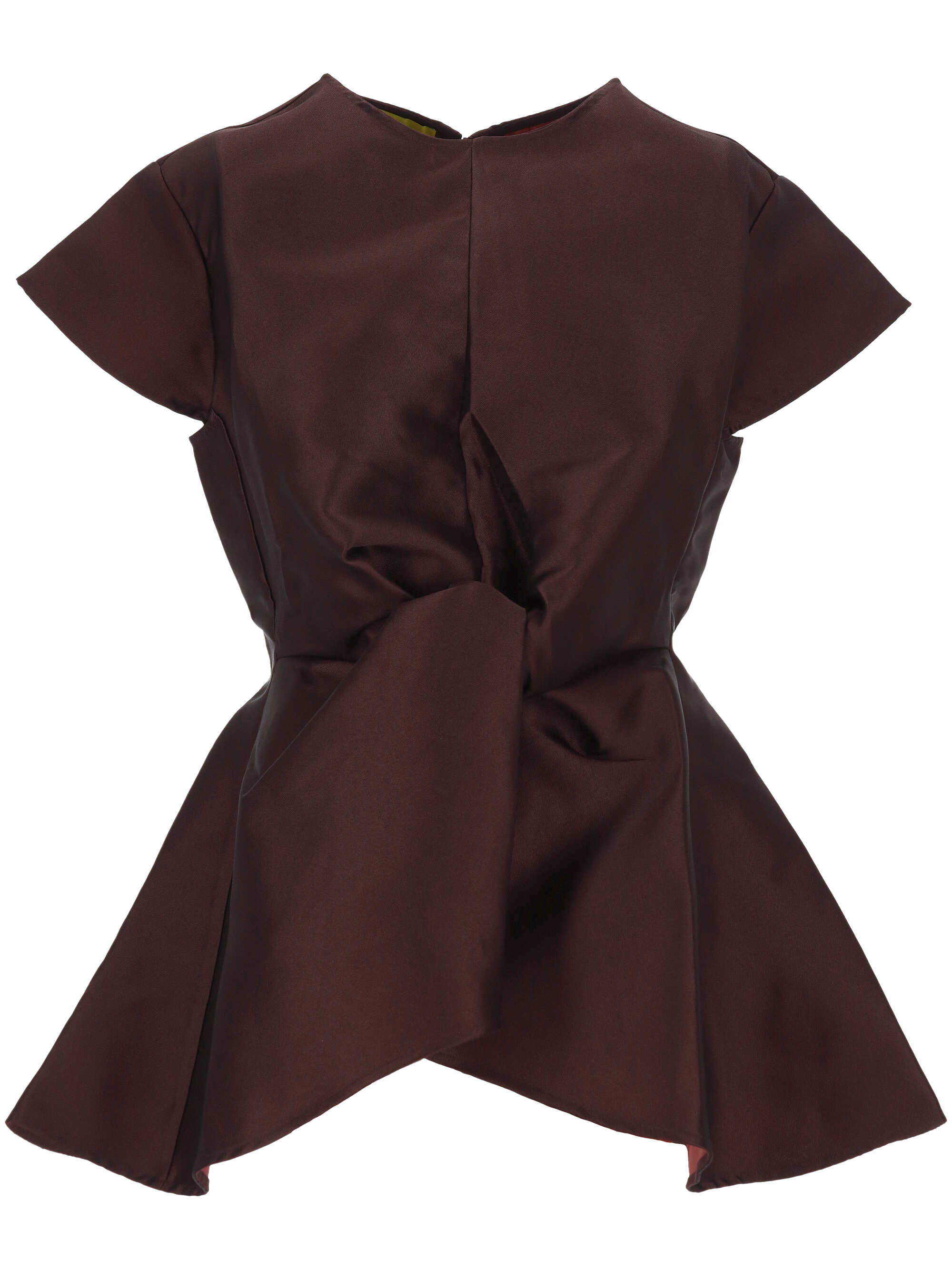 Marques Almeida Top Purple AW25TP0699MKBYBURGUNDY (MARQUES ALMEIDA / シャツ・ブラウス ) | MARQUES ALMEIDA (マルケス アルメイダ)