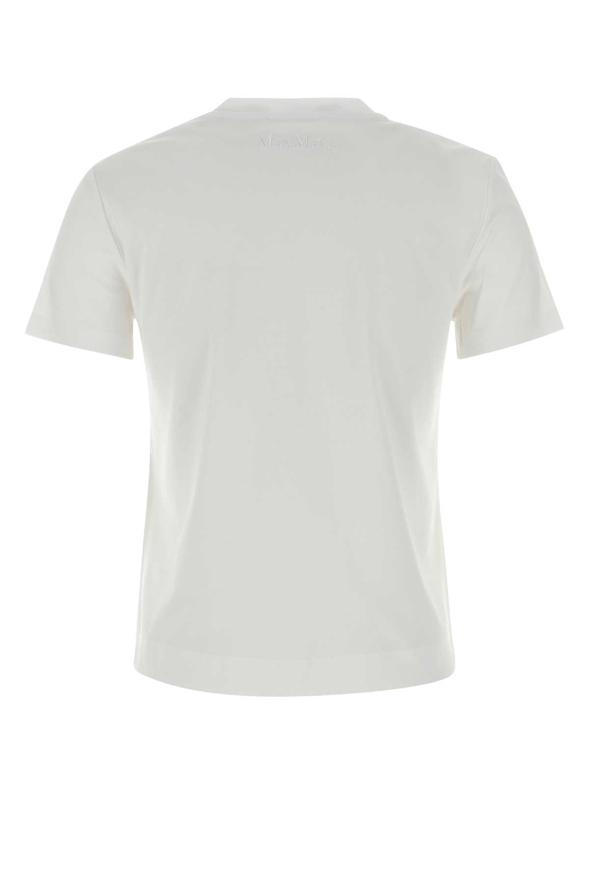 White cotton Donata t-shirt 2611971028600001 (Max Mara / Tシャツ・カットソー ) | Max Mara (マックスマーラ)(1)
