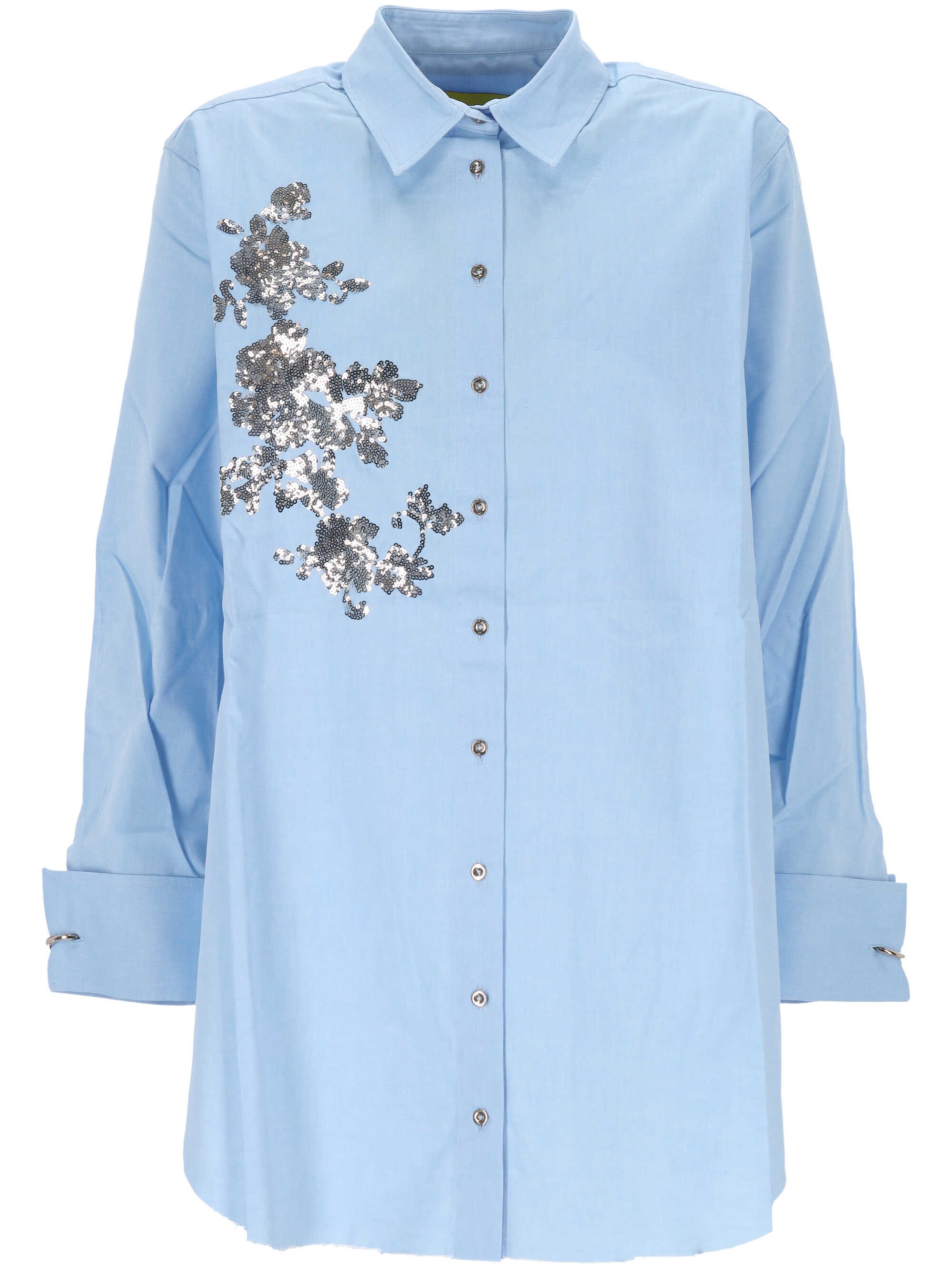 Marques Almeida Shirts AW25TP0706SHTBLBLUE (MARQUES ALMEIDA / シャツ・ブラウス ) | MARQUES ALMEIDA (マルケス アルメイダ)