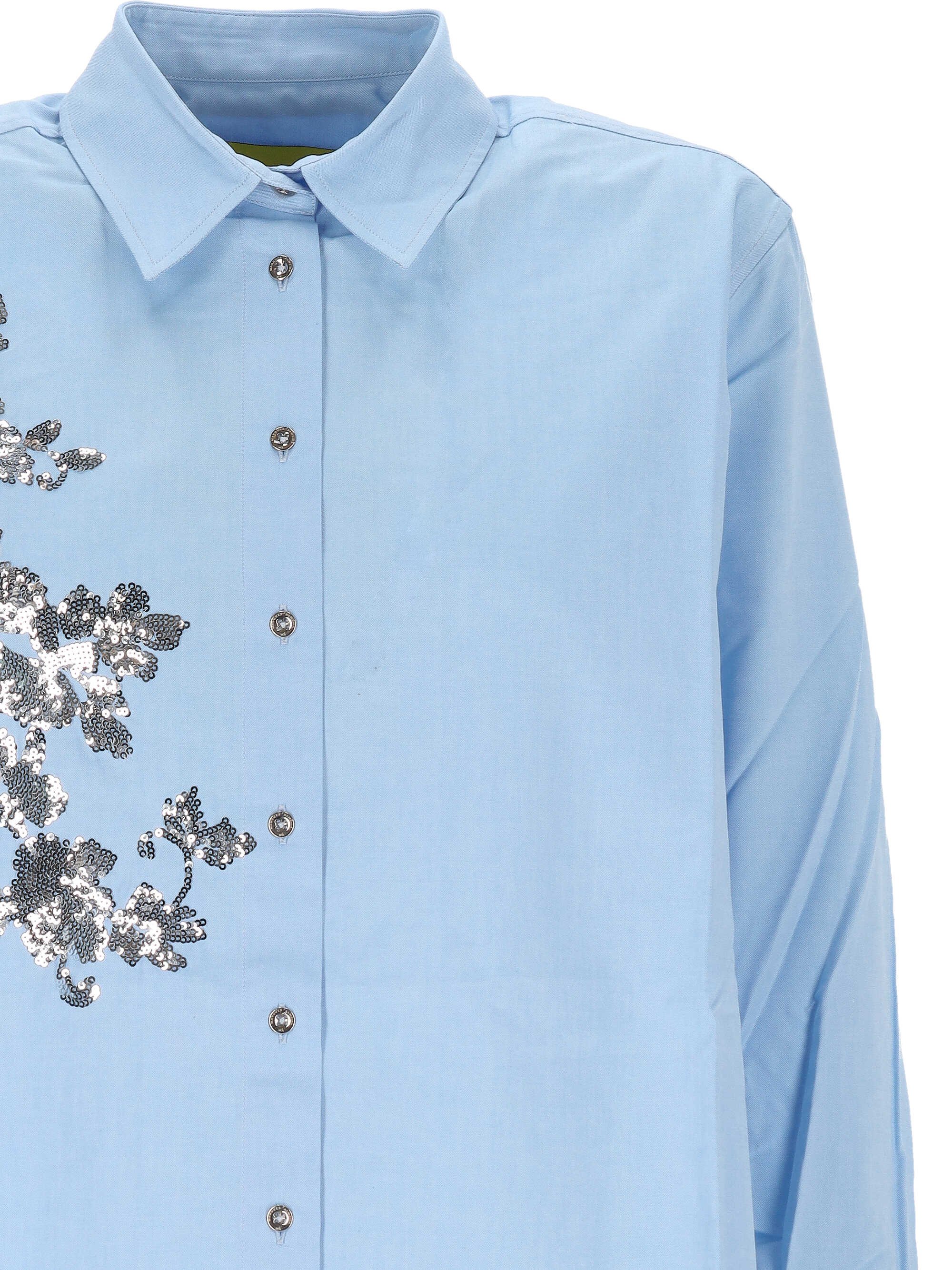 Marques Almeida Shirts AW25TP0706SHTBLBLUE (MARQUES ALMEIDA / シャツ・ブラウス ) | MARQUES ALMEIDA (マルケス アルメイダ)(1)