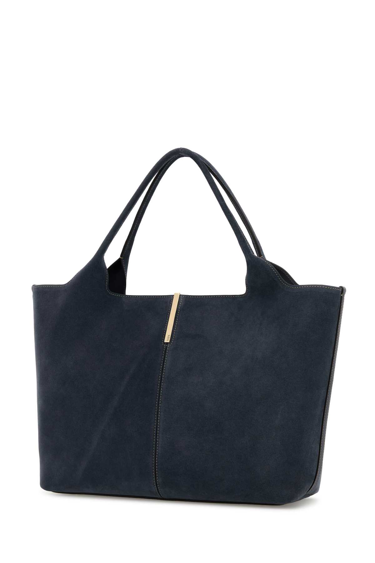 Navy blue suede shopping bag XBWEBRA0250XBLU604 (Tod's / ハンドバッグ・ショルダーバッグ ) | Tod's (トッズ)(1)