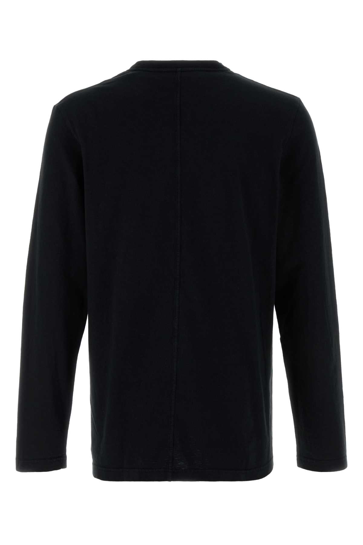 Black cotton Leon t-shirt 189K692FBK (The Row / Tシャツ・カットソー ) | The Row (ザ・ロウ)(1)