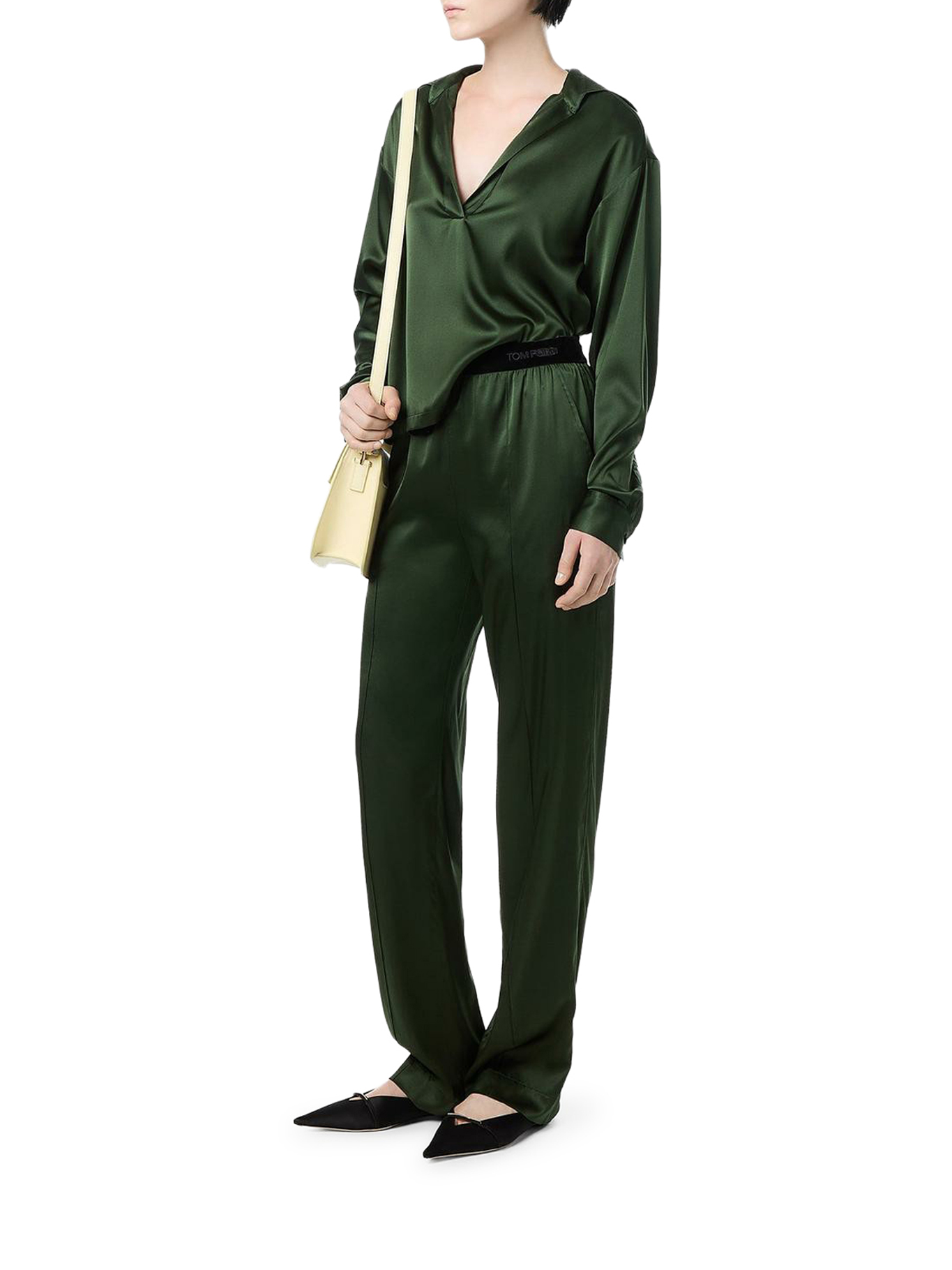 STRETCH SILK SATIN PJ PANTS PAW683FAX881GCA (TOM FORD / パンツ ) | TOM FORD (トムフォード)(1)