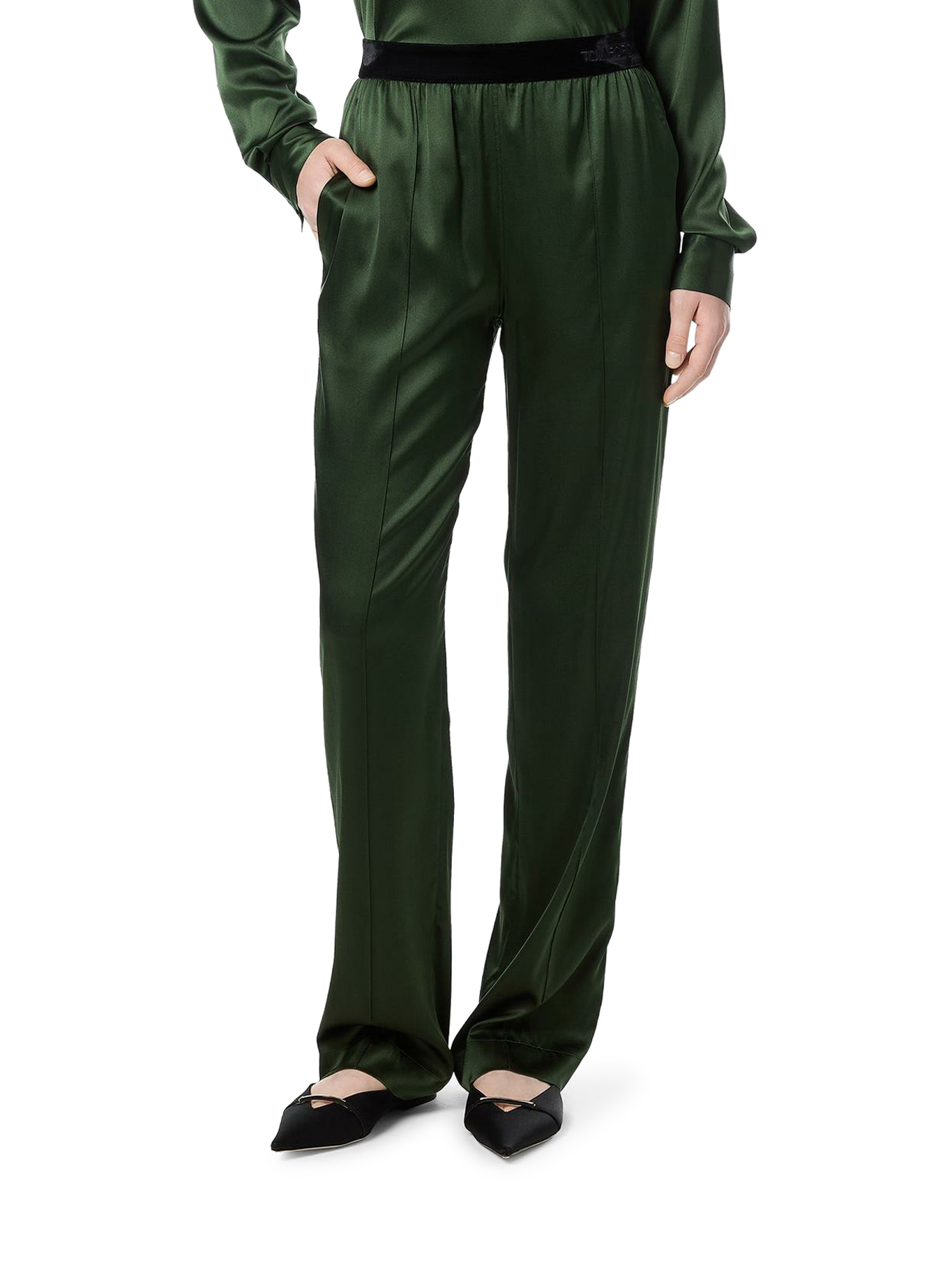 STRETCH SILK SATIN PJ PANTS PAW683FAX881GCA (TOM FORD / パンツ ) | TOM FORD (トムフォード)(2)