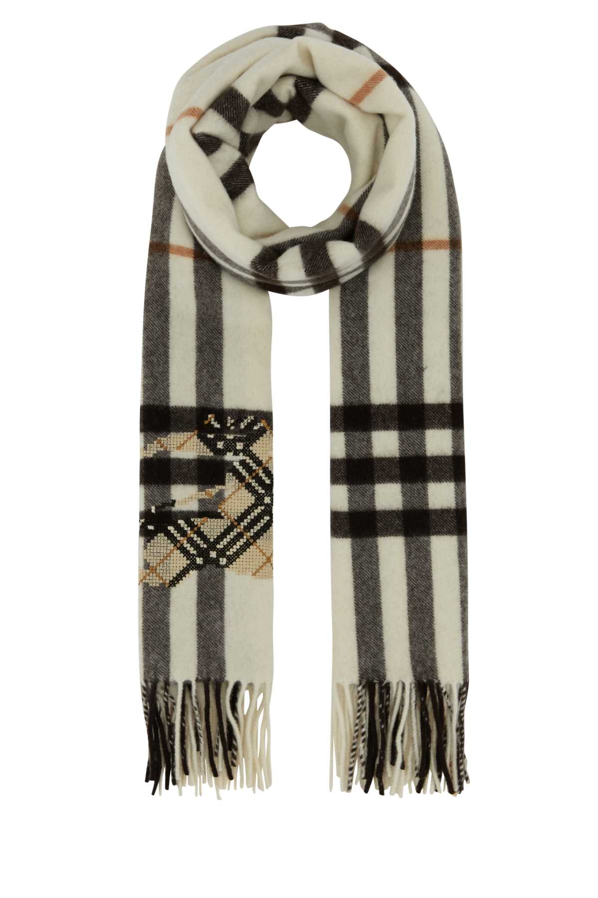 Embroidered cashmere scarf 8117676B9707 (Burberry / スカーフ・マフラー ) | Burberry (バーバリー)