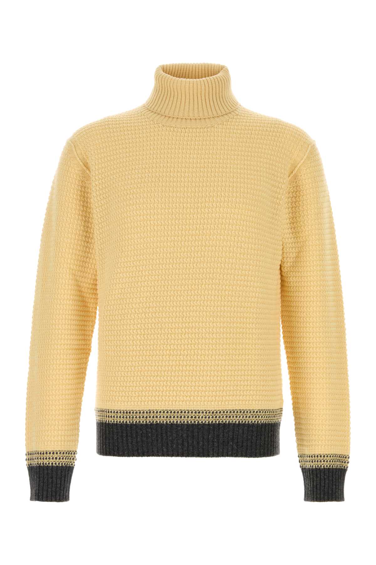 Yellow cashmere sweater RUGK73A2120801 (ZEGNA / ニット・セーター・カーディガン ) | ZEGNA (ゼニア)