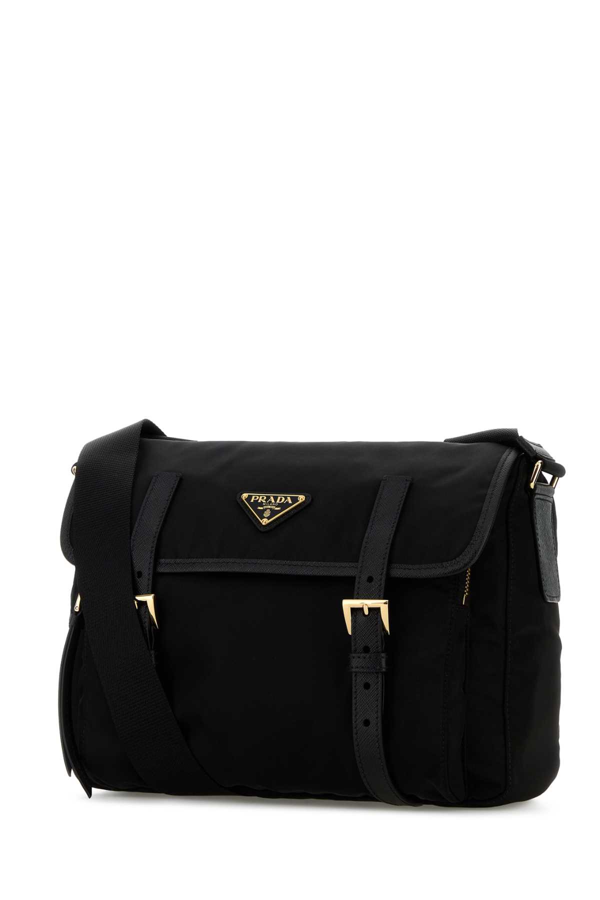 Black canvas crossbody bag 1BD399R064F0002 (Prada / ハンドバッグ・ショルダーバッグ ) | Prada (プラダ)(1)