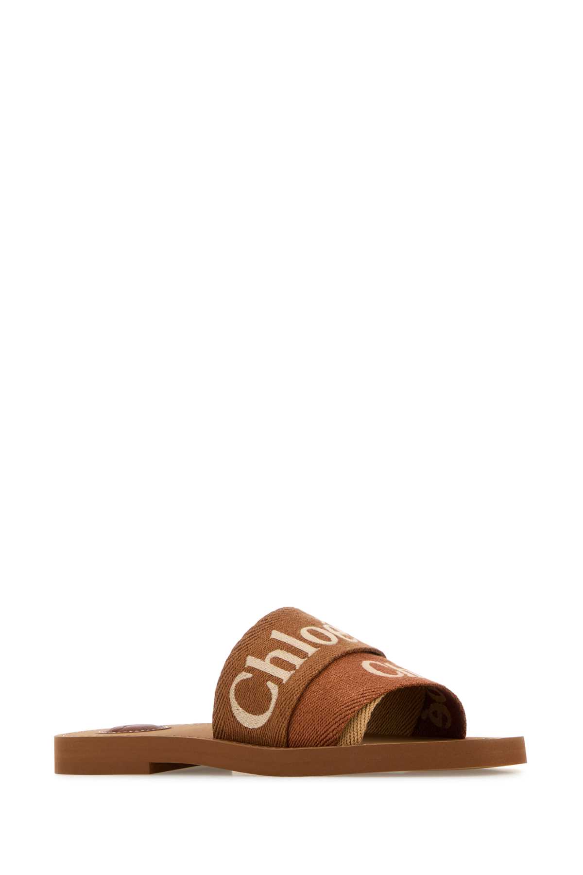 Caramel linen Woody slippers CHC23U188EF247 (Chloé / サンダル ) | Chloé (クロエ)(1)