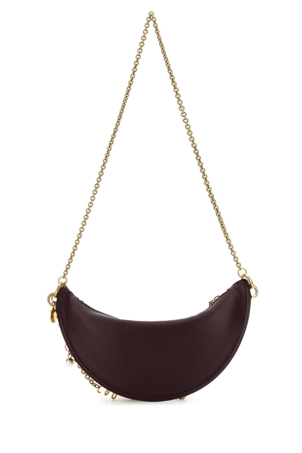 Aubergine leather mini Halfmoon shoulder bag CHC25WP124P80602 (Chloé / ハンドバッグ・ショルダーバッグ ) | Chloé (クロエ)(2)