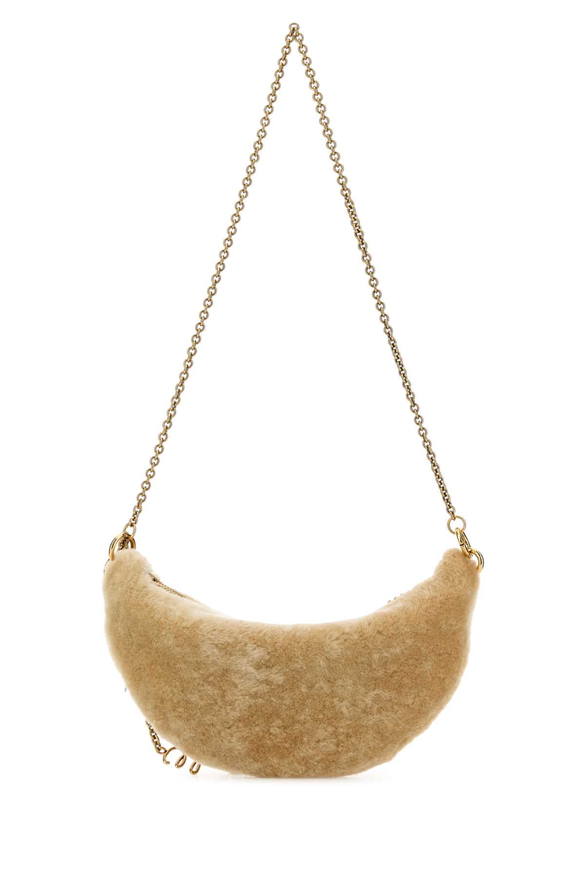 Beige shearling mini Halfmoon shoulder bag CHC25WP124Q5824M (Chloé / ハンドバッグ・ショルダーバッグ ) | Chloé (クロエ)(2)