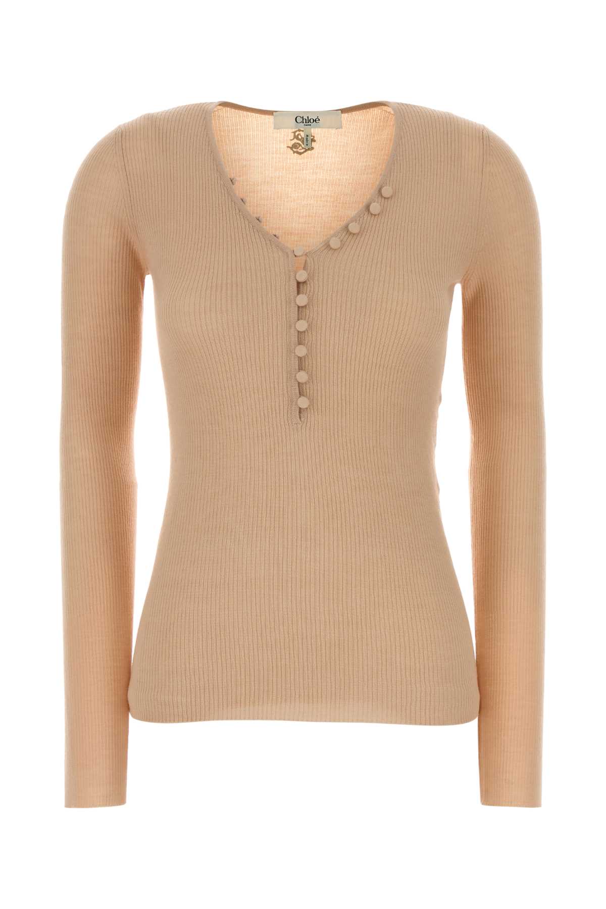 Skin pink wool sweater CHC25WMP055306I6 (Chloé / ニット・セーター・カーディガン ) | Chloé (クロエ)