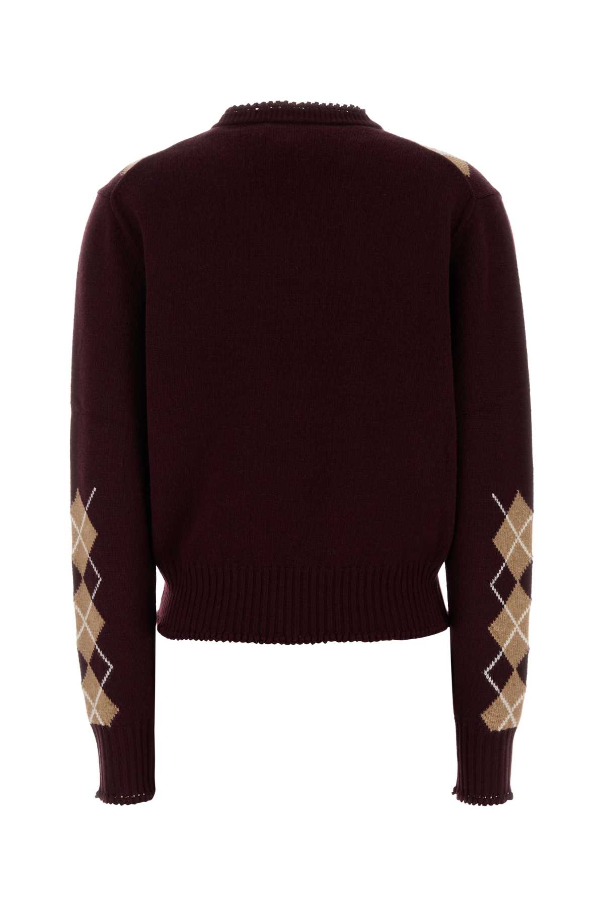 Burgundy wool blend sweater CH25WMP01580601 (Chloé / ニット・セーター・カーディガン ) | Chloé (クロエ)(1)