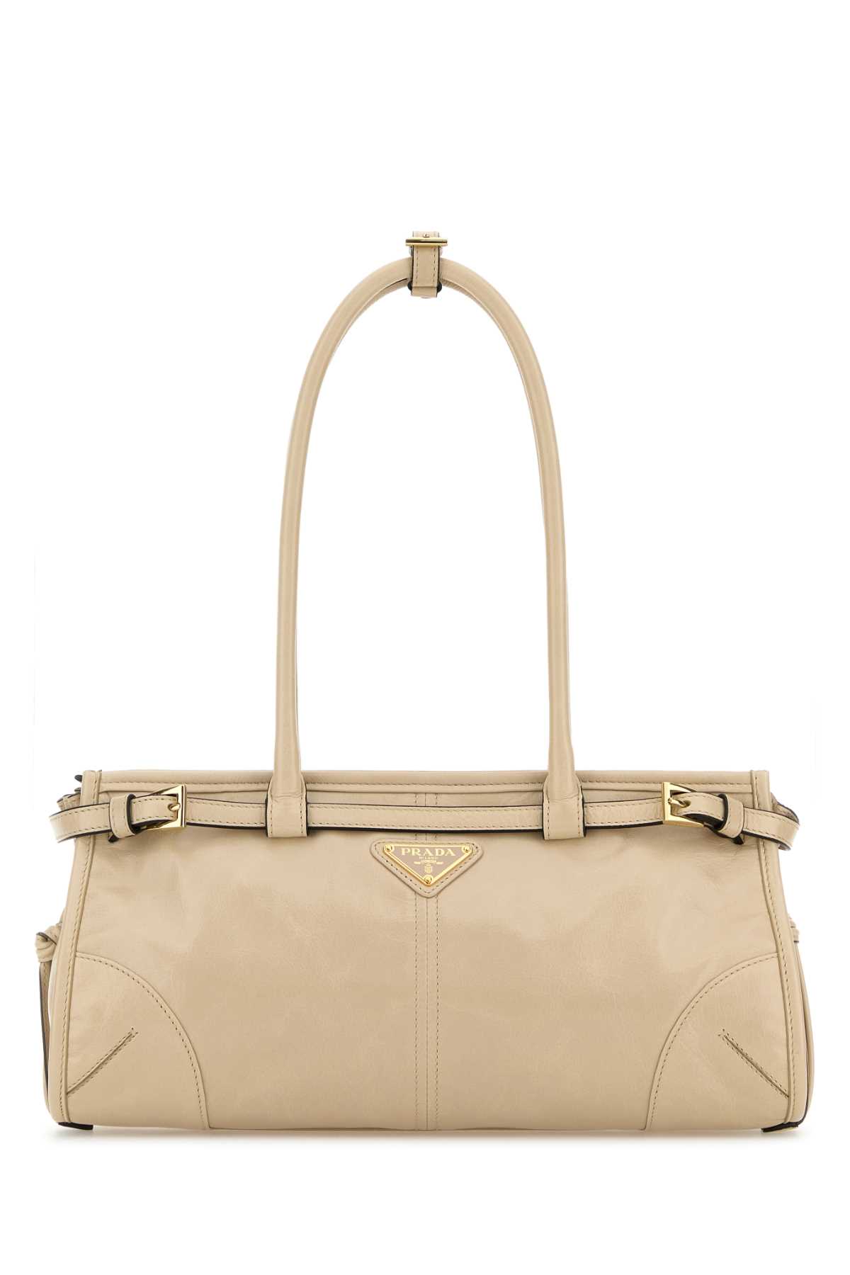 Cream leather shoulder bag 1BA426VMOO2CYRF03MV (Prada / ハンドバッグ・ショルダーバッグ ) | Prada (プラダ)