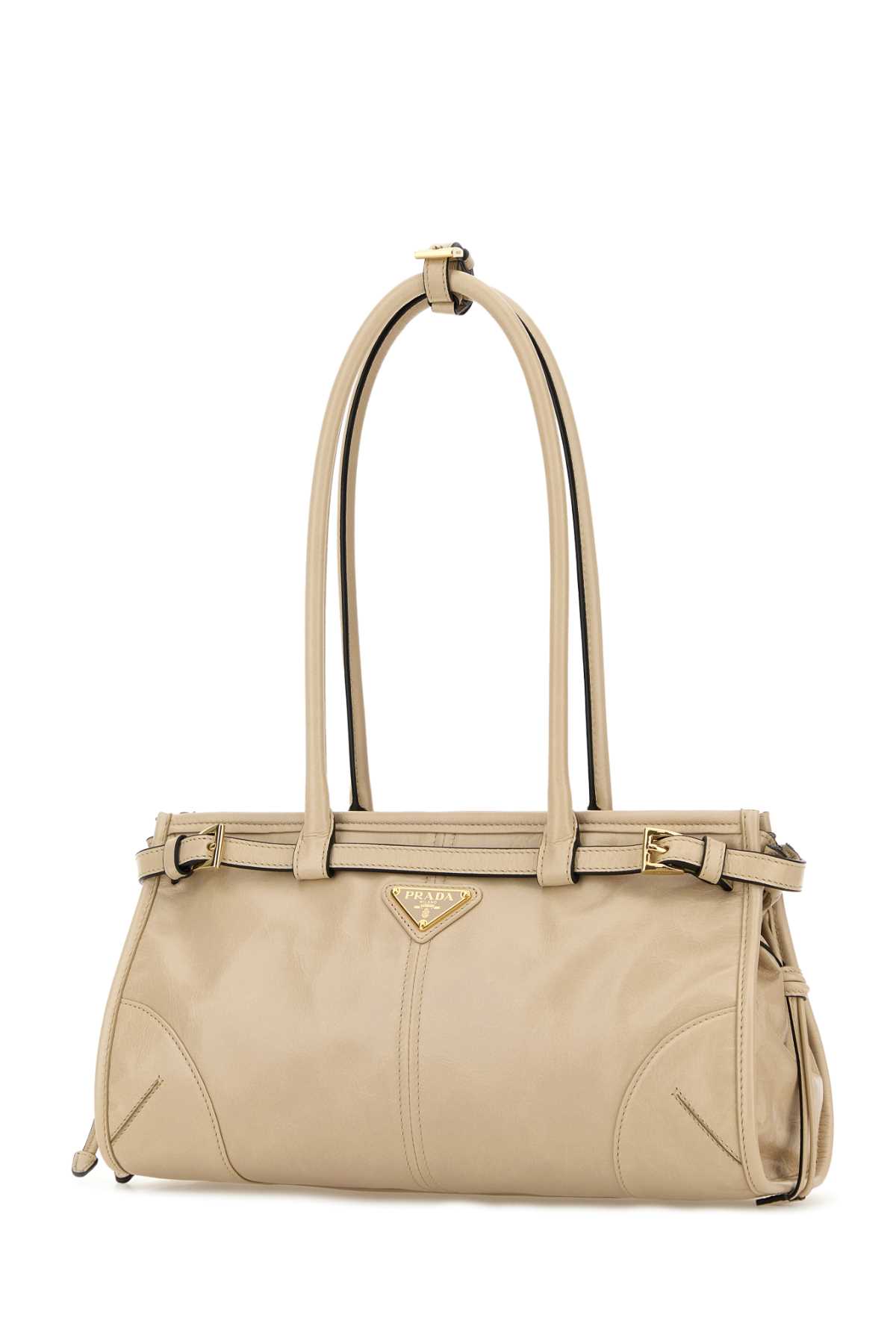 Cream leather shoulder bag 1BA426VMOO2CYRF03MV (Prada / ハンドバッグ・ショルダーバッグ ) | Prada (プラダ)(1)