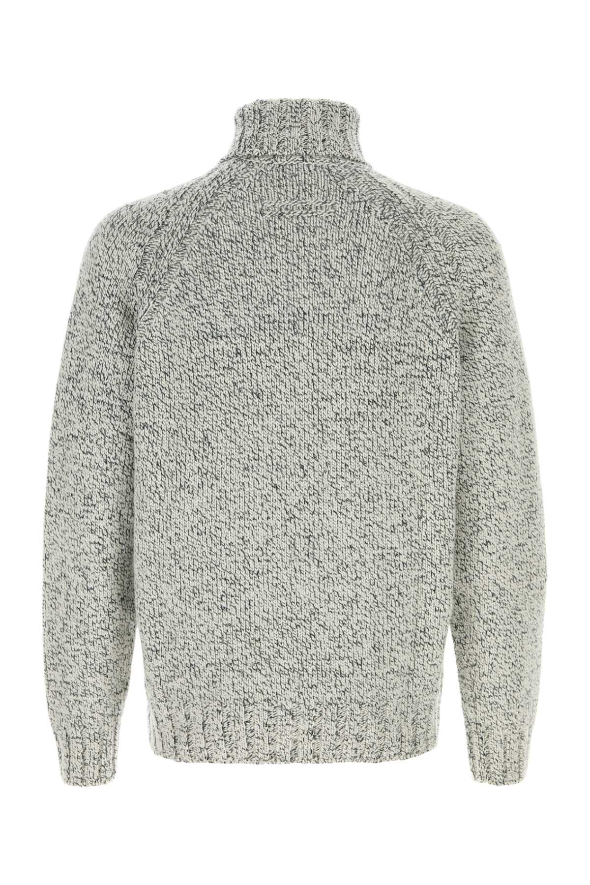 Two-tone cashmere blend sweater RUGB30A2320902 (ZEGNA / ニット・セーター・カーディガン ) | ZEGNA (ゼニア)(1)