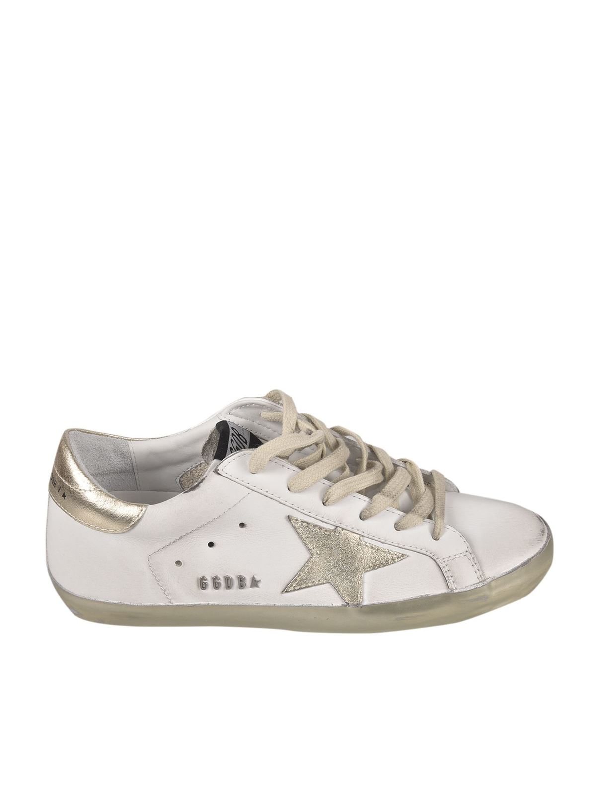 Superstar sneakers in white and gold GWF00101F00031610272 (Golden Goose / スニーカー ) | Golden Goose (ゴールデングース)