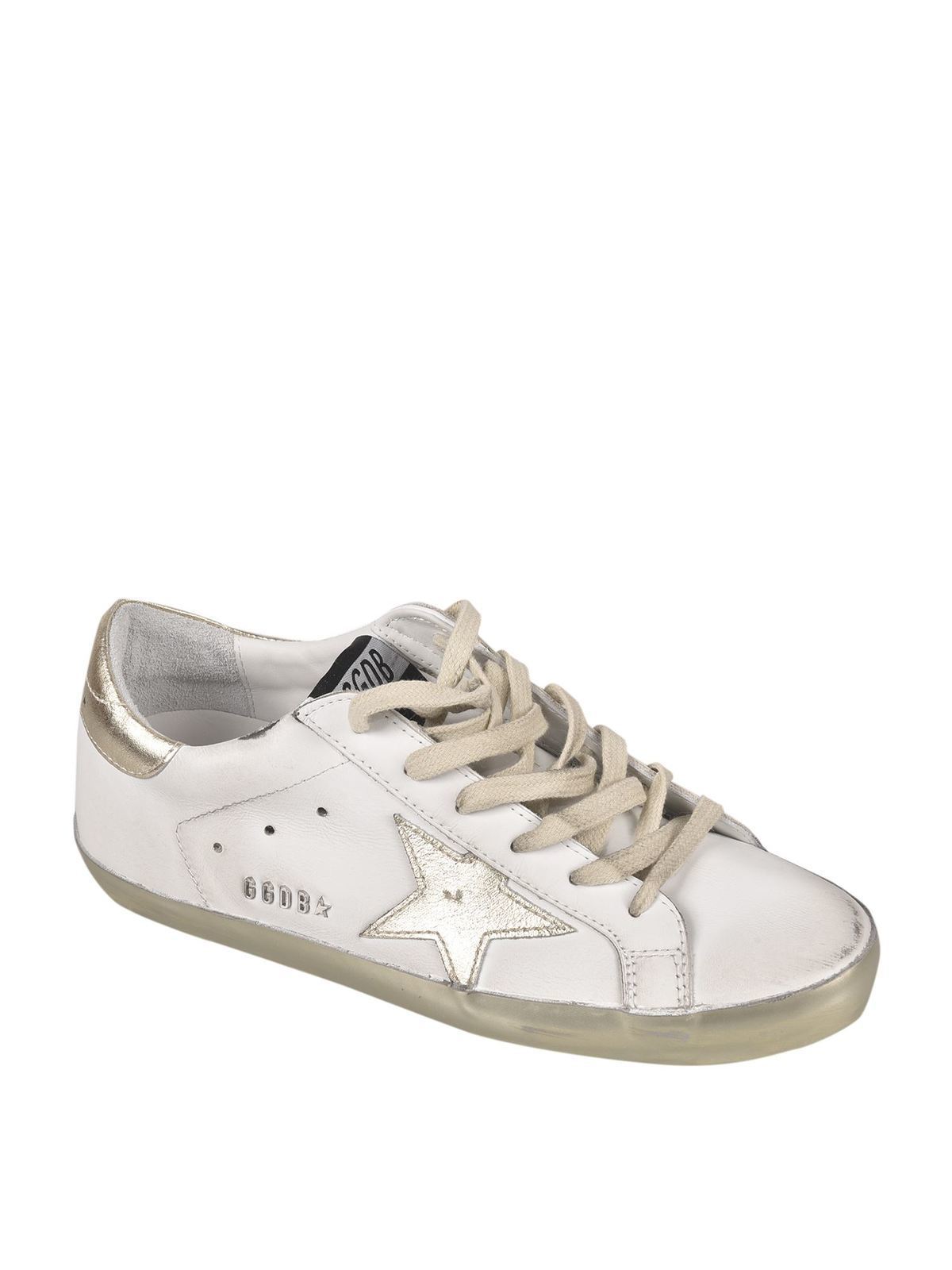Superstar sneakers in white and gold GWF00101F00031610272 (Golden Goose / スニーカー ) | Golden Goose (ゴールデングース)(1)