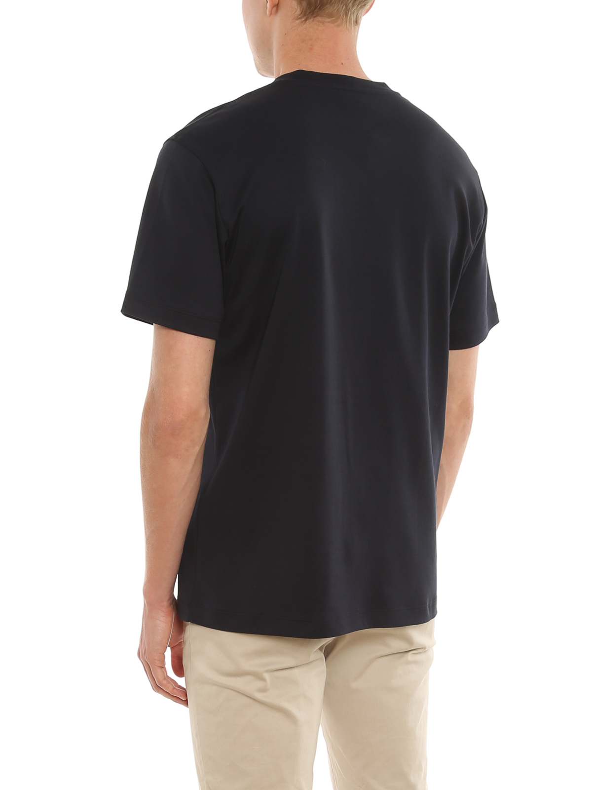 Logo embroidery cotton T-shirt 6GSM90SJRQZUBSG (GIORGIO ARMANI / Tシャツ・カットソー ) | GIORGIO ARMANI (ジョルジオ アルマーニ)(3)