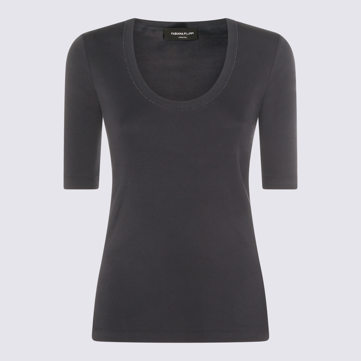 Fabiana Filippi Top Blue JED266F603L8965146 (FABIANA FILIPPI / Tシャツ・カットソー ) | FABIANA FILIPPI (ファビアナフィリッピ)