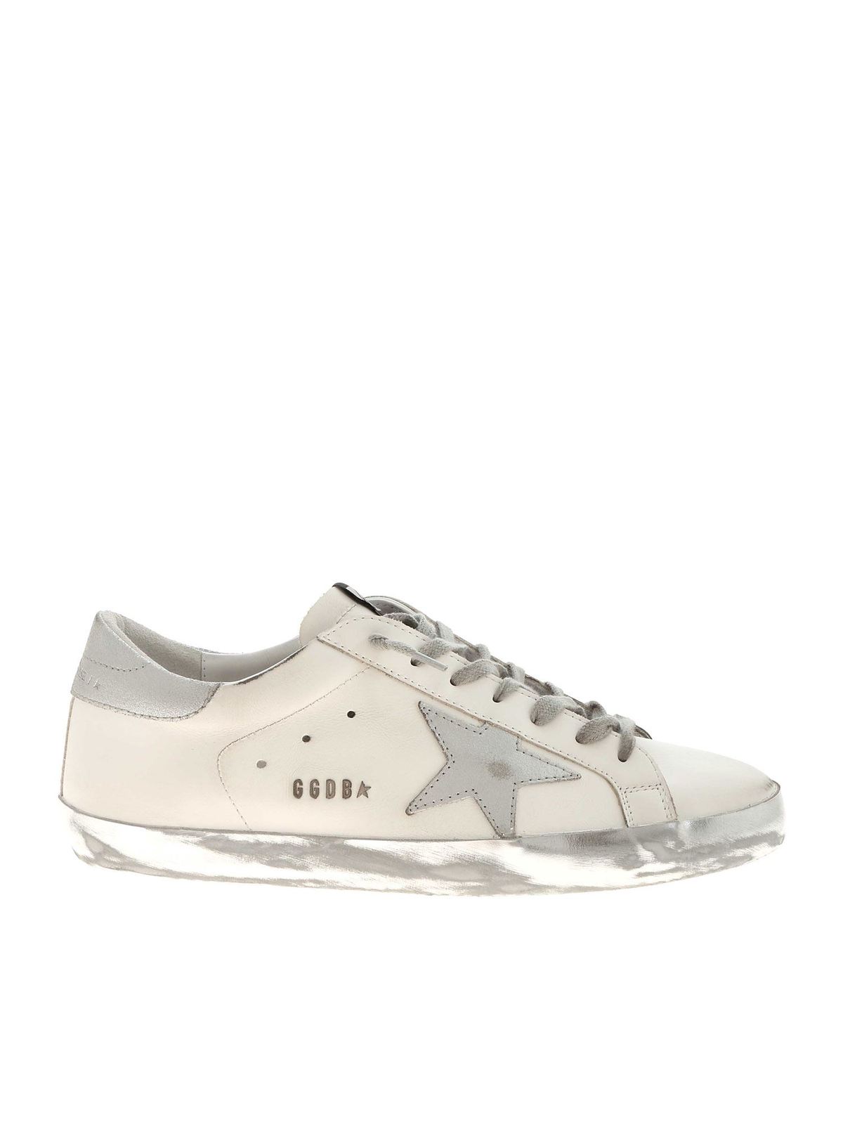 Superstar Classic sneakers in white and silve GMF00101F00031480185 (Golden Goose / スニーカー ) | Golden Goose (ゴールデングース)