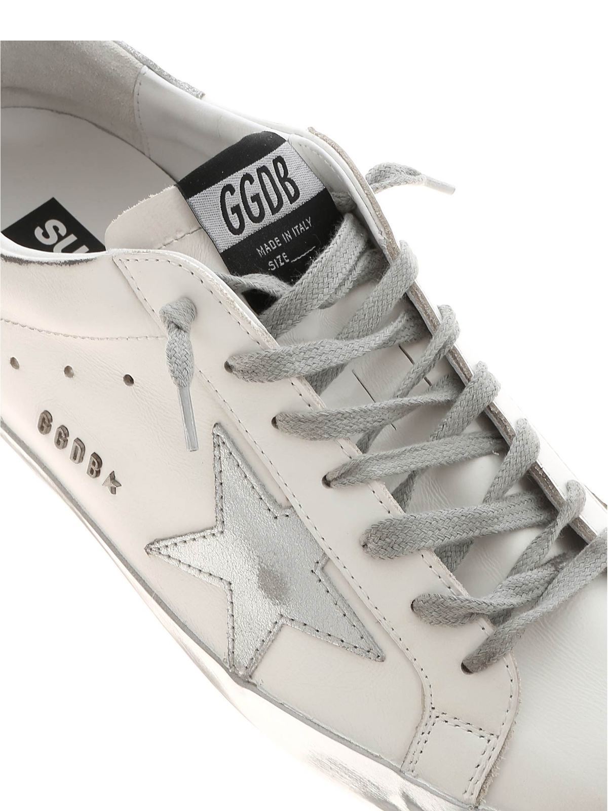 Superstar Classic sneakers in white and silve GMF00101F00031480185 (Golden Goose / スニーカー ) | Golden Goose (ゴールデングース)(3)