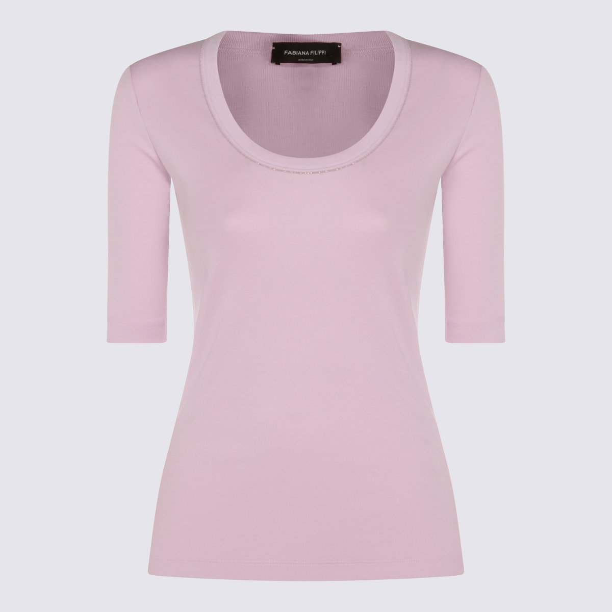 Fabiana Filippi Top Pink JED266F603L8962201 (FABIANA FILIPPI / Tシャツ・カットソー ) | FABIANA FILIPPI (ファビアナフィリッピ)