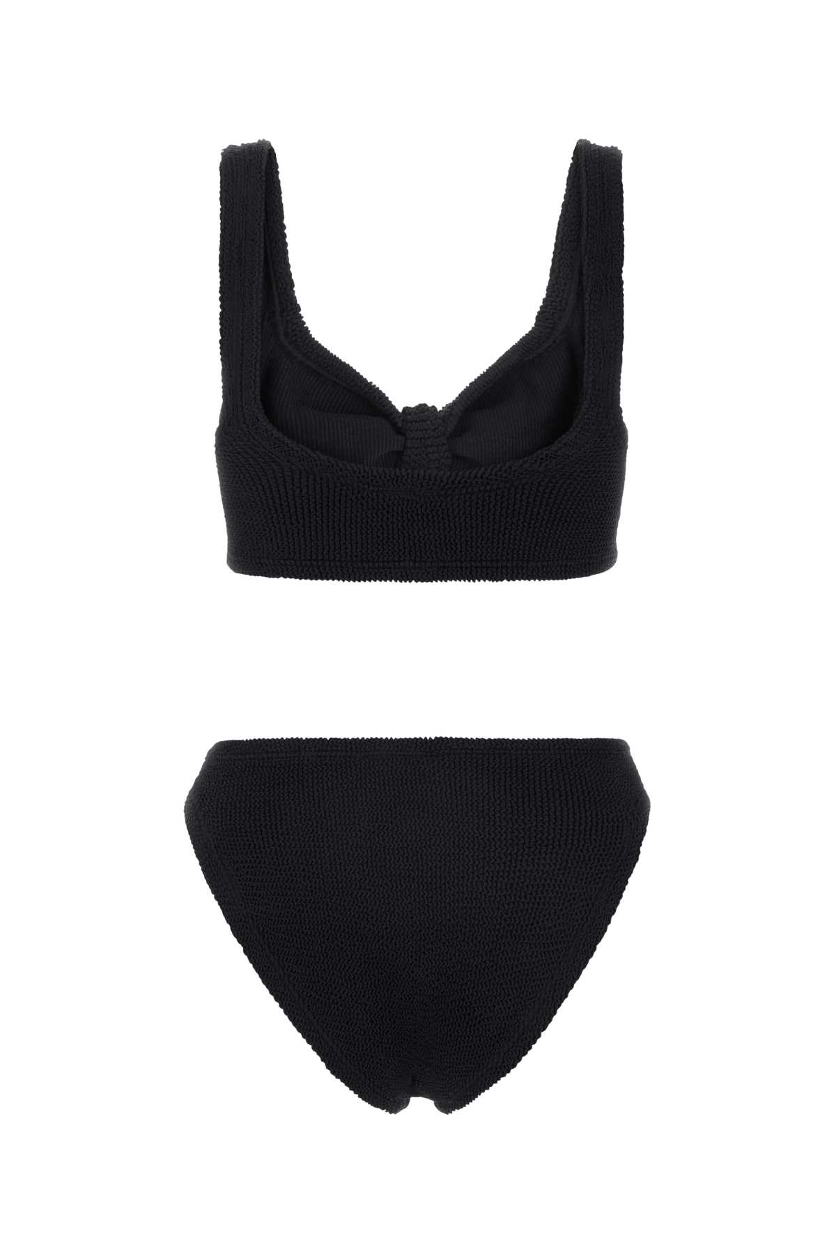 Black stretch nylon Bonnie bikini BONNIEBIKINIMBLACK (Hunza G / スイムウェア ) | Hunza G (フンザ ジー)(1)