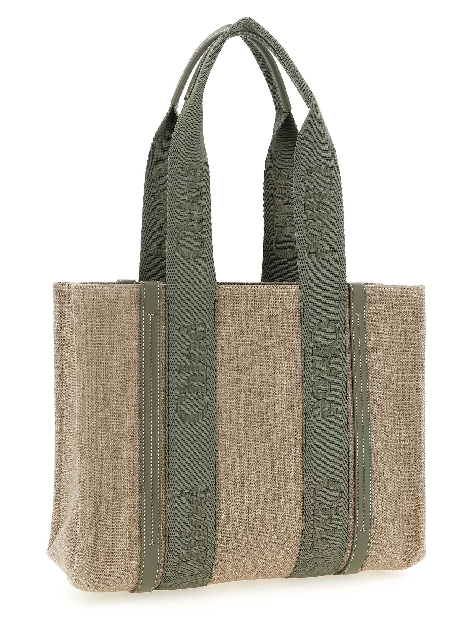 Medium 'Woody' shopping bag CHC23AS383L173D6 (Chloé / トートバッグ ) | Chloé (クロエ)(1)