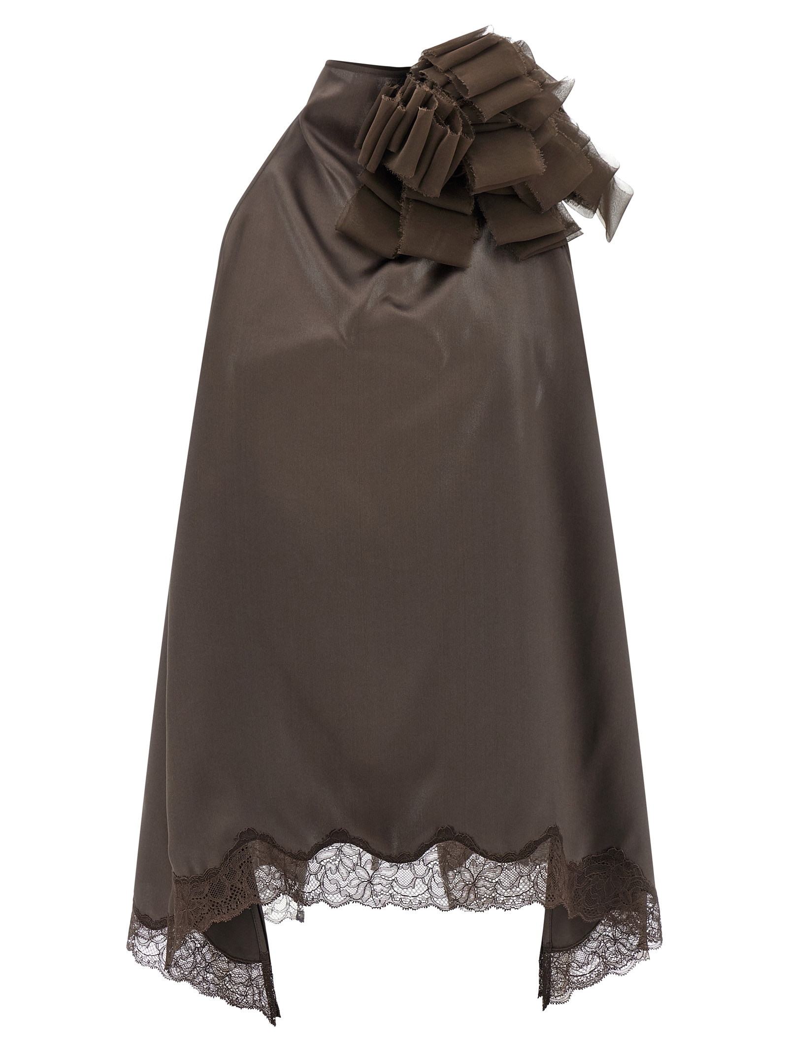 'Blouse 01' top 347426BROWN (MAGDA BUTRYM / シャツ・ブラウス ) | MAGDA BUTRYM (マグダブトリム)