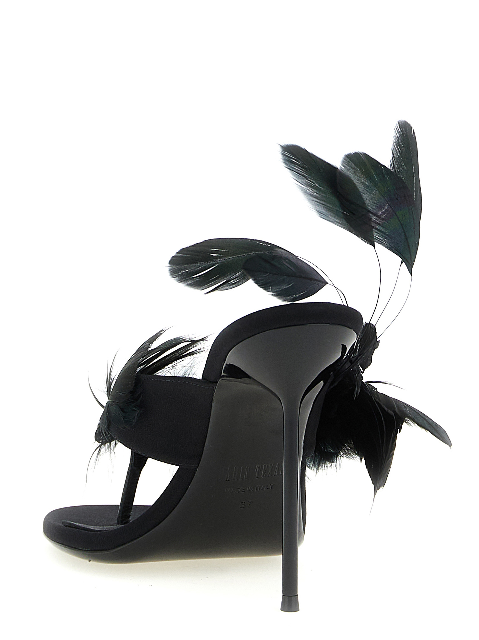 'Lidia Feather Thong' mules PX1821XCRPFBLACK (PARIS TEXAS / サンダル ) | PARIS TEXAS (パリ テキサス)(2)