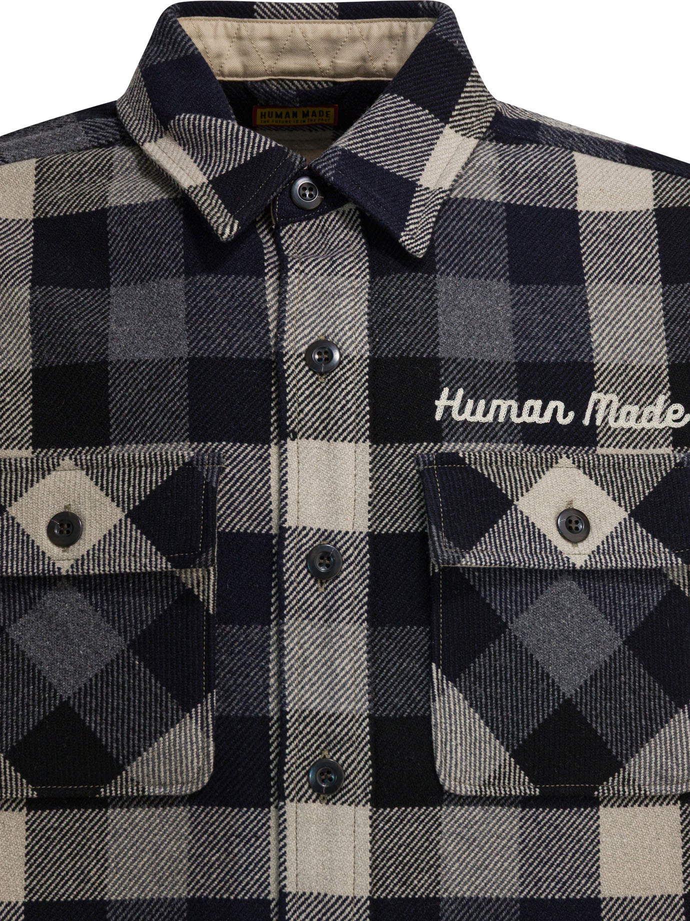 Wool overshirt jacket HM30SH013BLACK (HUMAN MADE / カジュアルジャケット ) | HUMAN MADE (ヒューマンメイド)(2)
