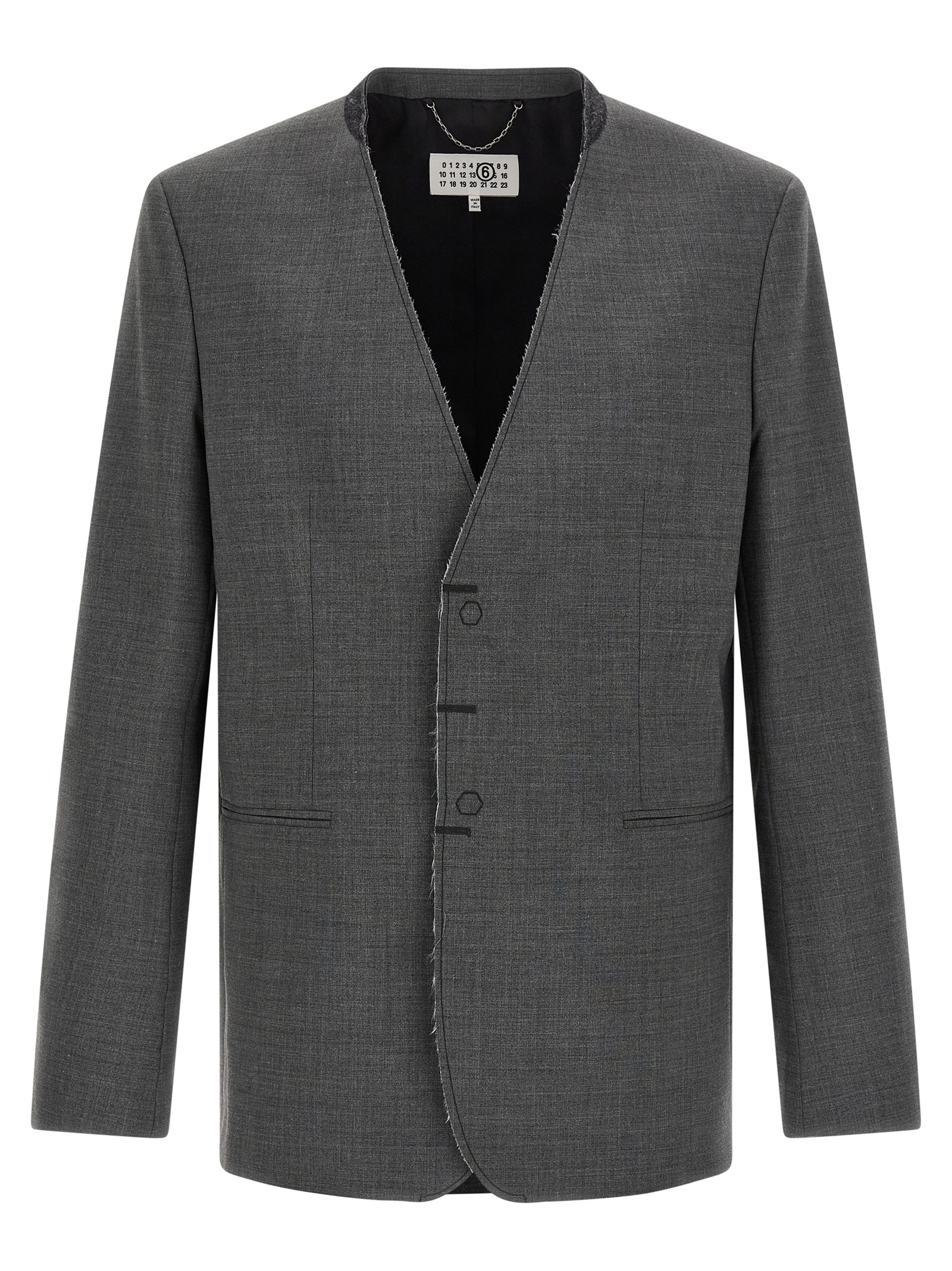 Wool blazer SH0BN0024M35733860M (MM6 Maison Margiela / ブレザー・ジャケット ) | MM6 Maison Margiela (エムエムシックス)