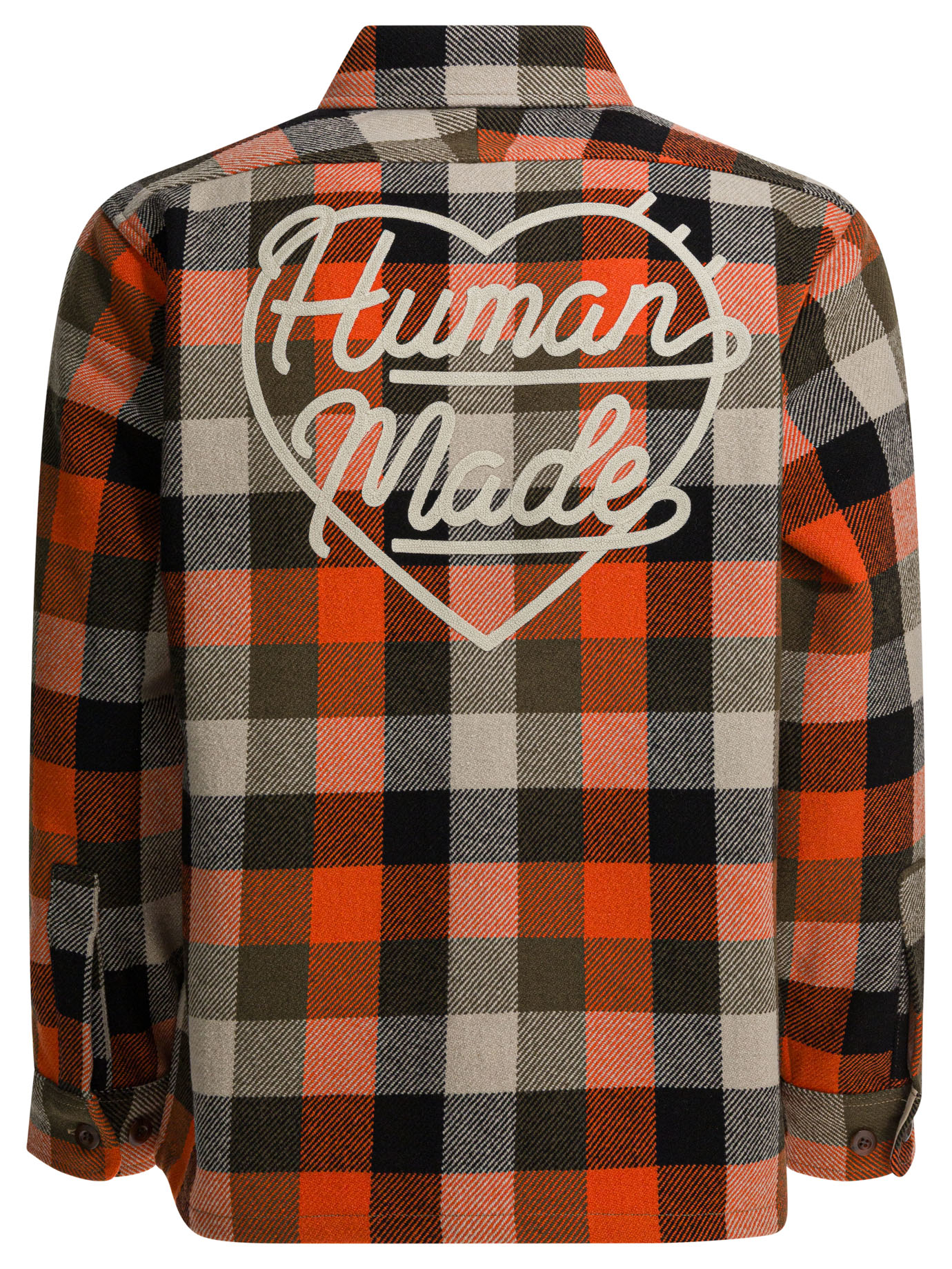 Wool overshirt jacket HM30SH013ORANGE (HUMAN MADE / カジュアルジャケット ) | HUMAN MADE (ヒューマンメイド)(1)