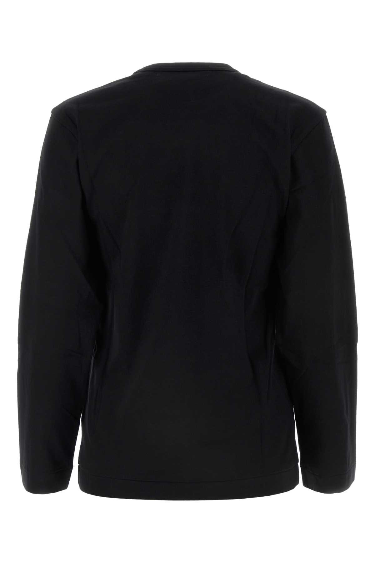 Black cotton t-shirt AXT118051BLACK (PLAY Comme Des Garçons / Tシャツ・カットソー ) | PLAY Comme Des Garçons (プレイ コムデギャルソン)(1)