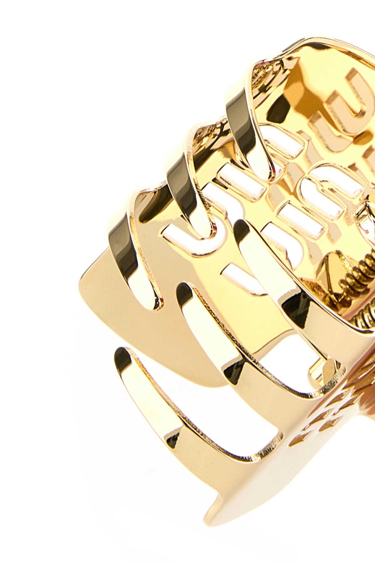 Gold metal hair clip 5IF2192DTUF0056 (MIU MIU / ヘッドアクセサリー ) | MIU MIU (ミュウミュウ)(2)