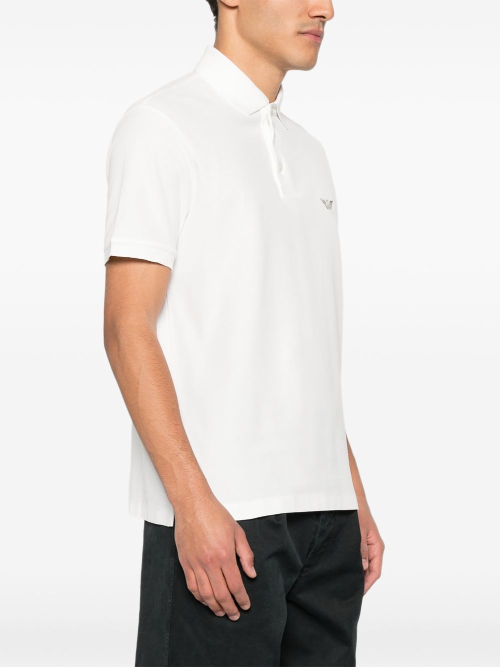Emporio Armani T-shirts and Polos White EM005358AF10497U0003 (EMPORIO ARMANI / ポロシャツ ) | EMPORIO ARMANI (エンポリオ アルマーニ)(4)