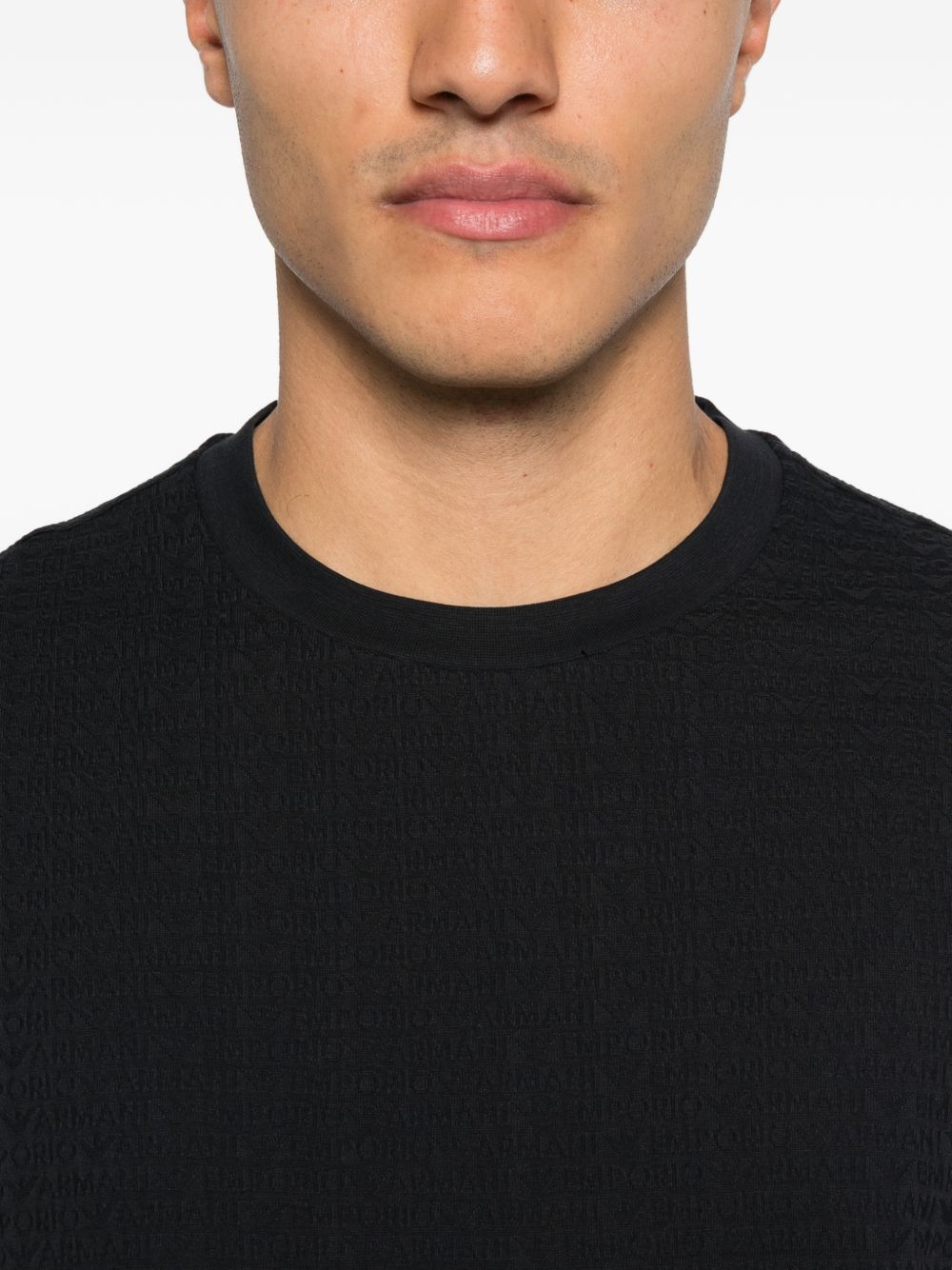 Emporio Armani T-shirts and Polos Blue EM004594AF10762FB413 (EMPORIO ARMANI / Tシャツ・カットソー ) | EMPORIO ARMANI (エンポリオ アルマーニ)(3)