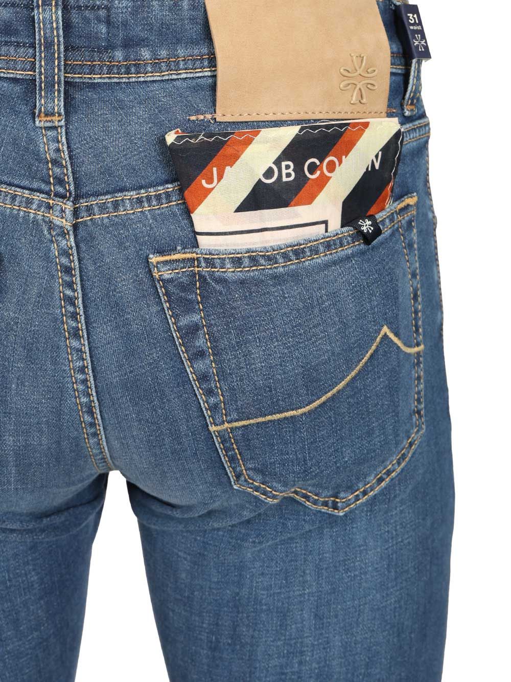 PANT 5 PKT SLIM FIT NICK R2 SALPA VERDE 11 OZ JUMQE006034S3736V1 (JACOB COHEN / ジーンズ ) | JACOB COHEN (ヤコブ コーエン)(3)