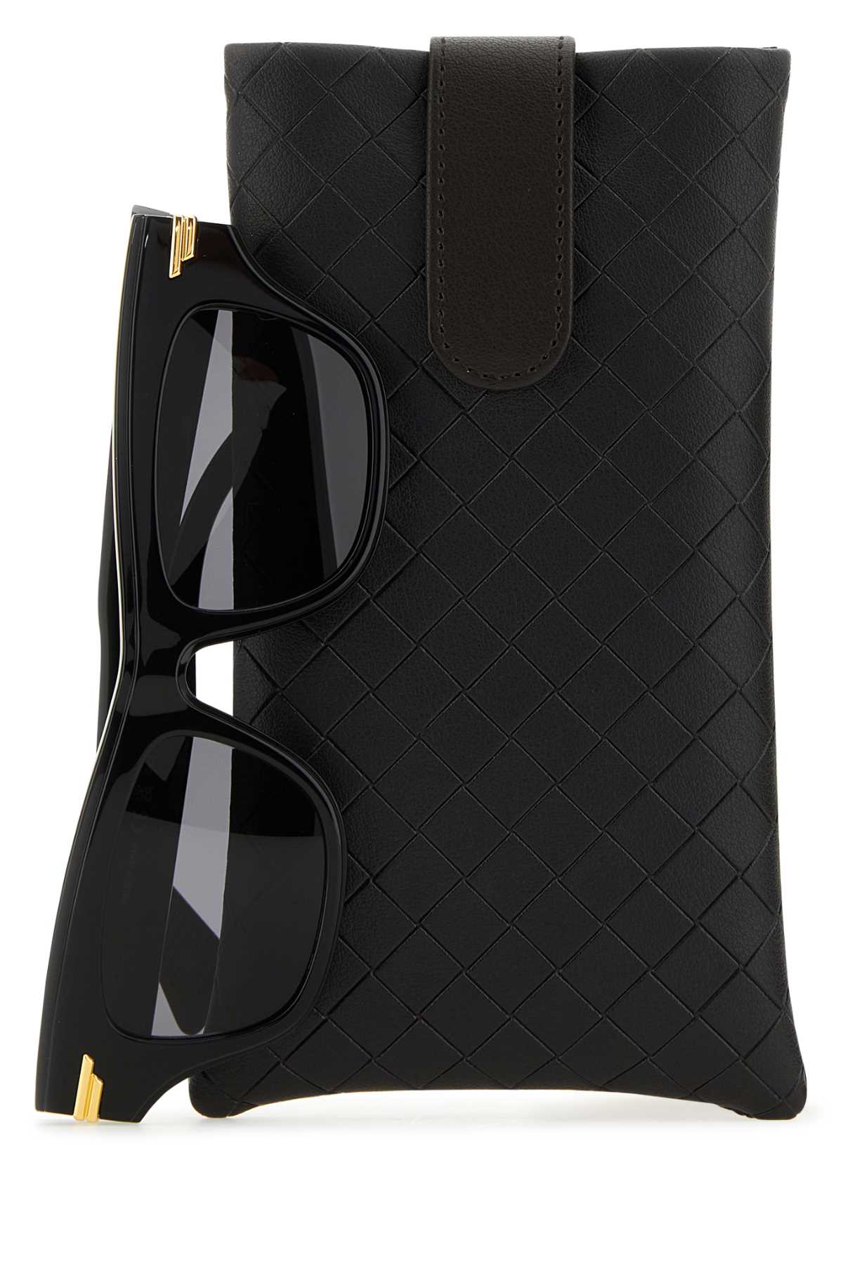 Black acetate sunglasses 669573V23301049 (Bottega Veneta / サングラス・アイウェア ) | Bottega Veneta (ボッテガ・ヴェネタ)(2)