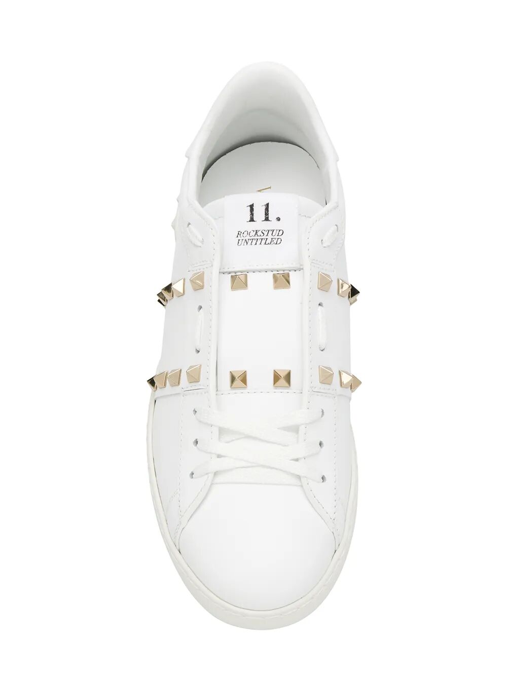 ROCKSTUD UNTITLED LEATHER SNEAKERS WITH PLATINUM-FINISH STUDS YS0931BHS0BO (Valentino Garavani / スニーカー ) | Valentino Garavani (ヴァレンティノ)(3)