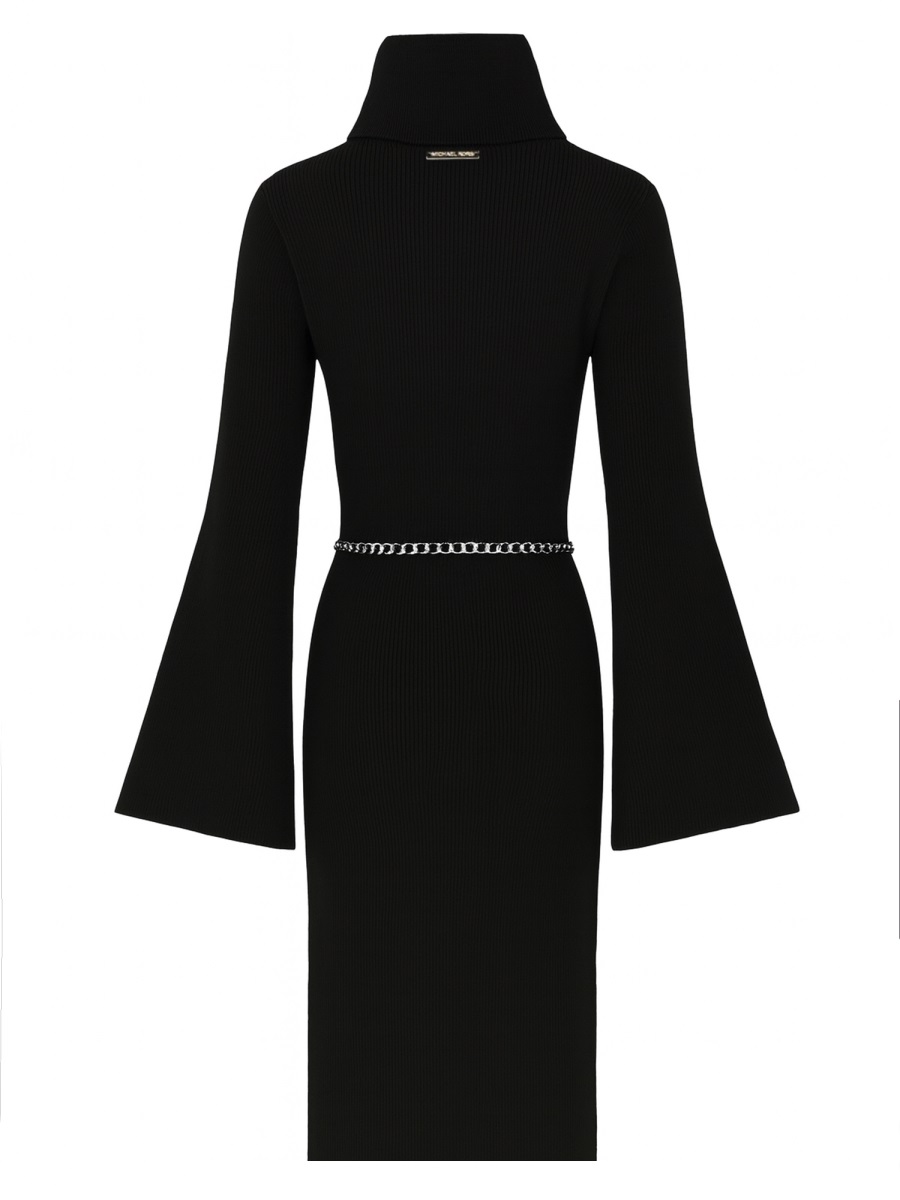 KNITTED MINI DRESS MF583C633D001BLACK (MICHAEL MICHAEL KORS / ワンピース・ドレス・オールインワン ) | MICHAEL MICHAEL KORS (マイケル・マイケル・コース)(2)