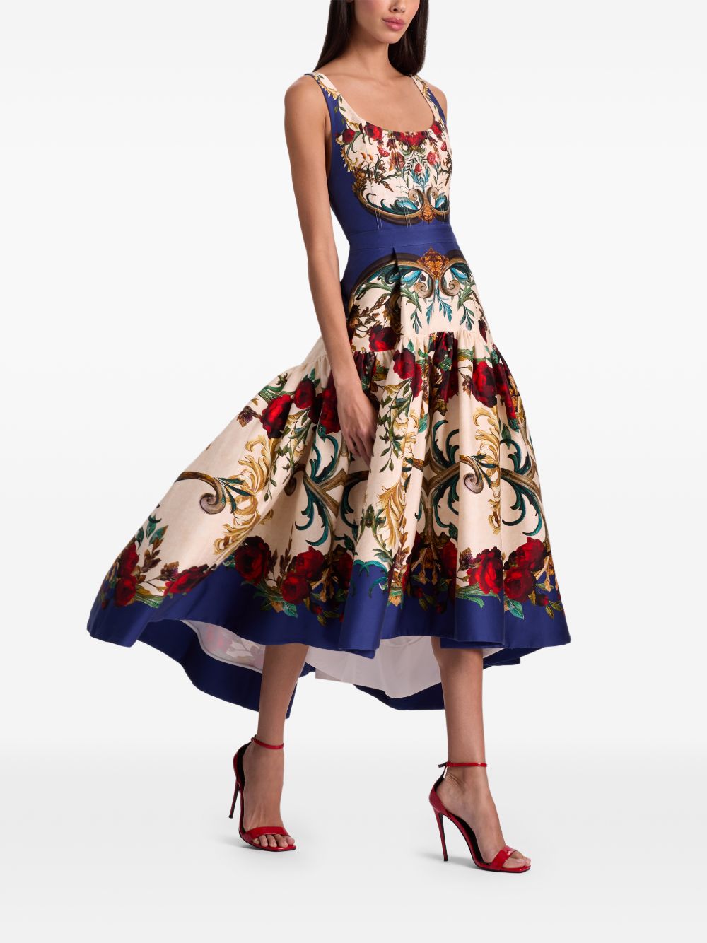 Alice + Olivia Dresses Blue CC511P78504D439 (alice + olivia / ワンピース・ドレス・オールインワン ) | alice + olivia (アリス アンド オリビア)(4)