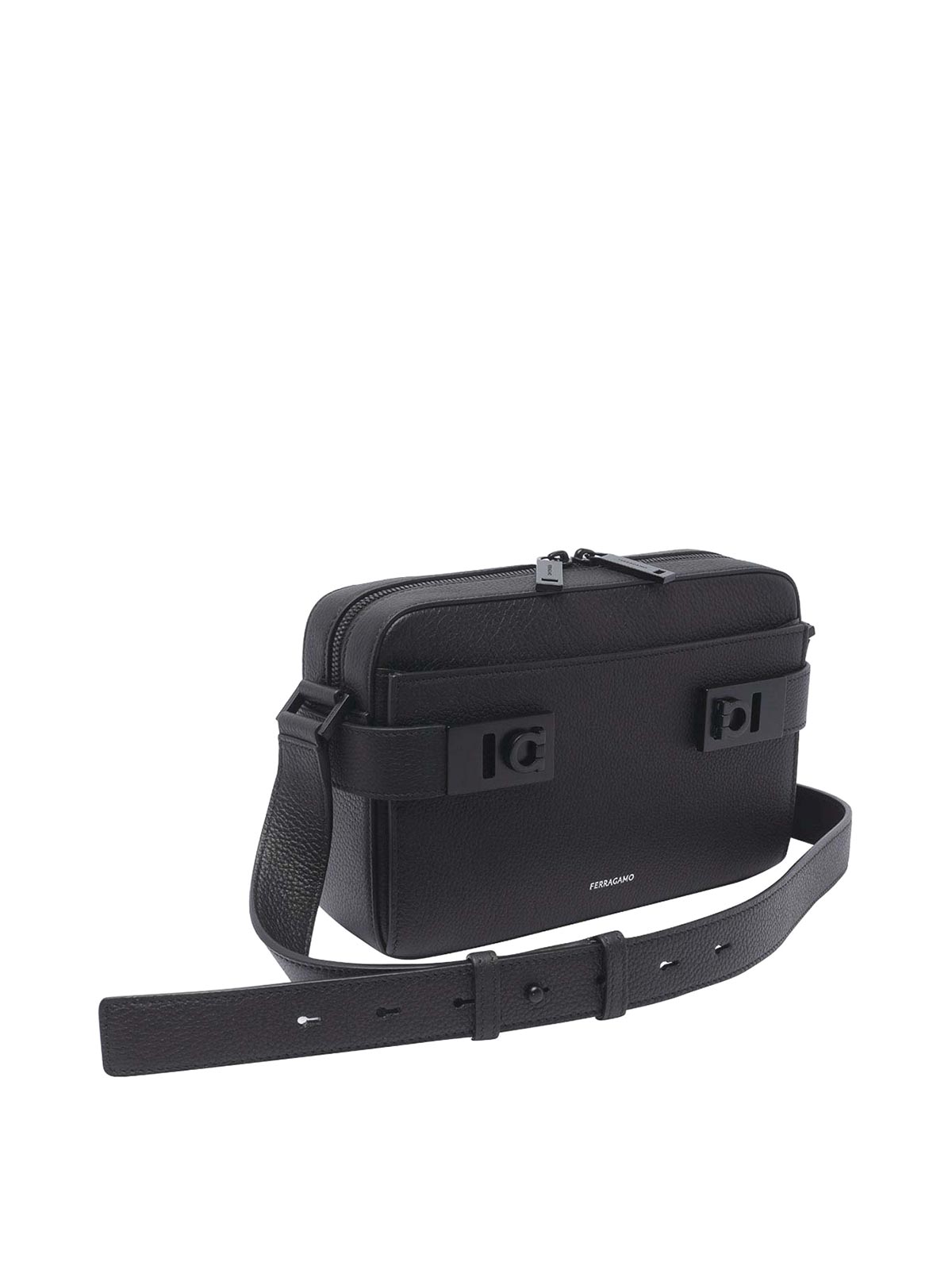 Twins crossbody bag 763937241304NERO (FERRAGAMO / ハンドバッグ・ショルダーバッグ ) | FERRAGAMO (フェラガモ)(1)