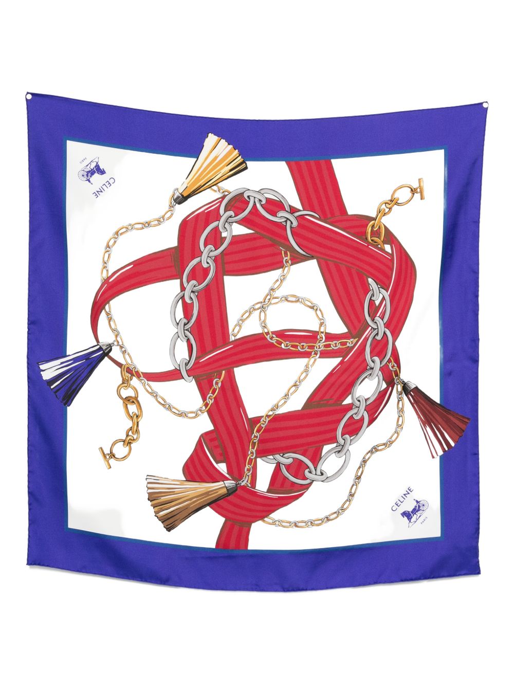 CELINE CAPSULE Scarfs Blue 2AW902R51GGT4 (CELINE / スカーフ・マフラー ) | CELINE (セリーヌ)