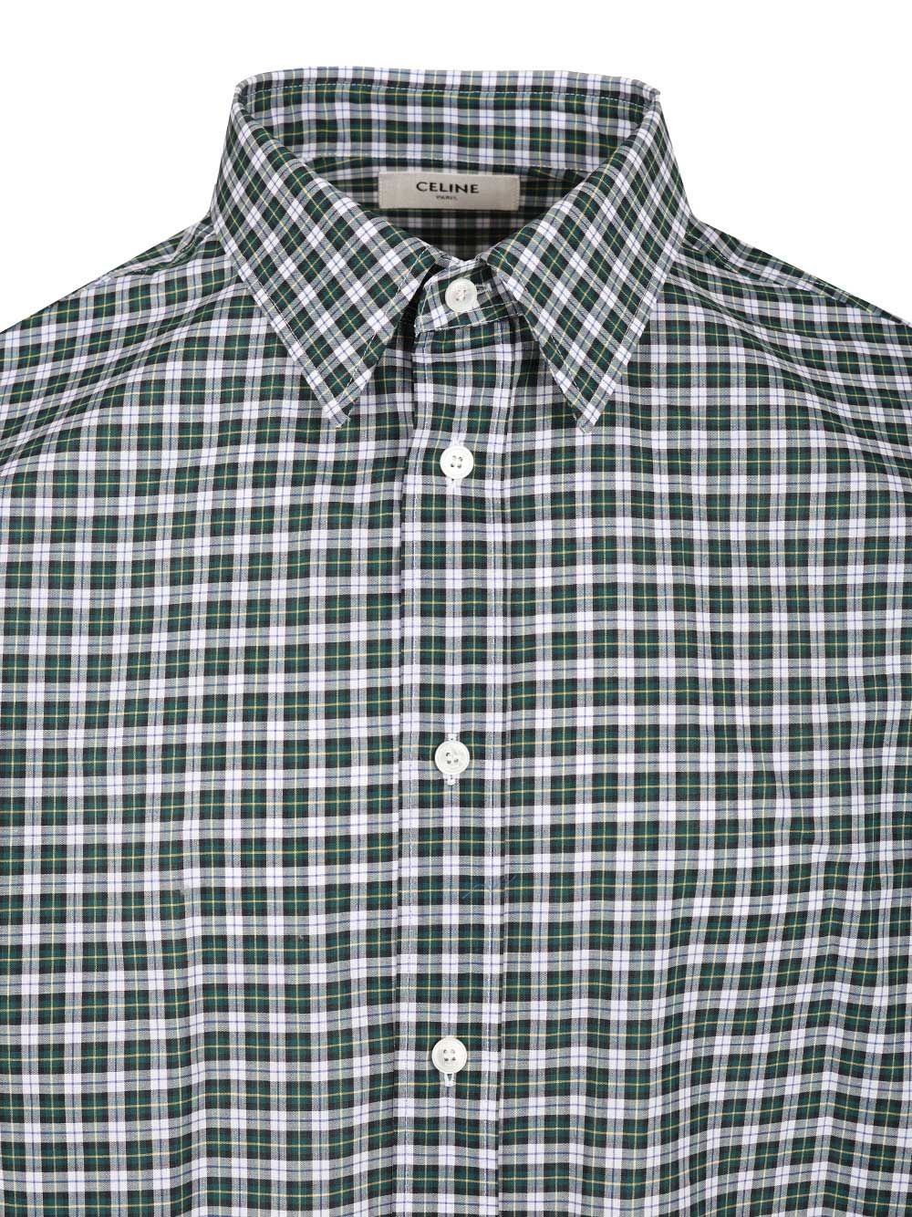 RELAXED SHIRT TARTAN COTTON RC0AZ1393GDL5 (CELINE / シャツ・ブラウス ) | CELINE (セリーヌ)(2)