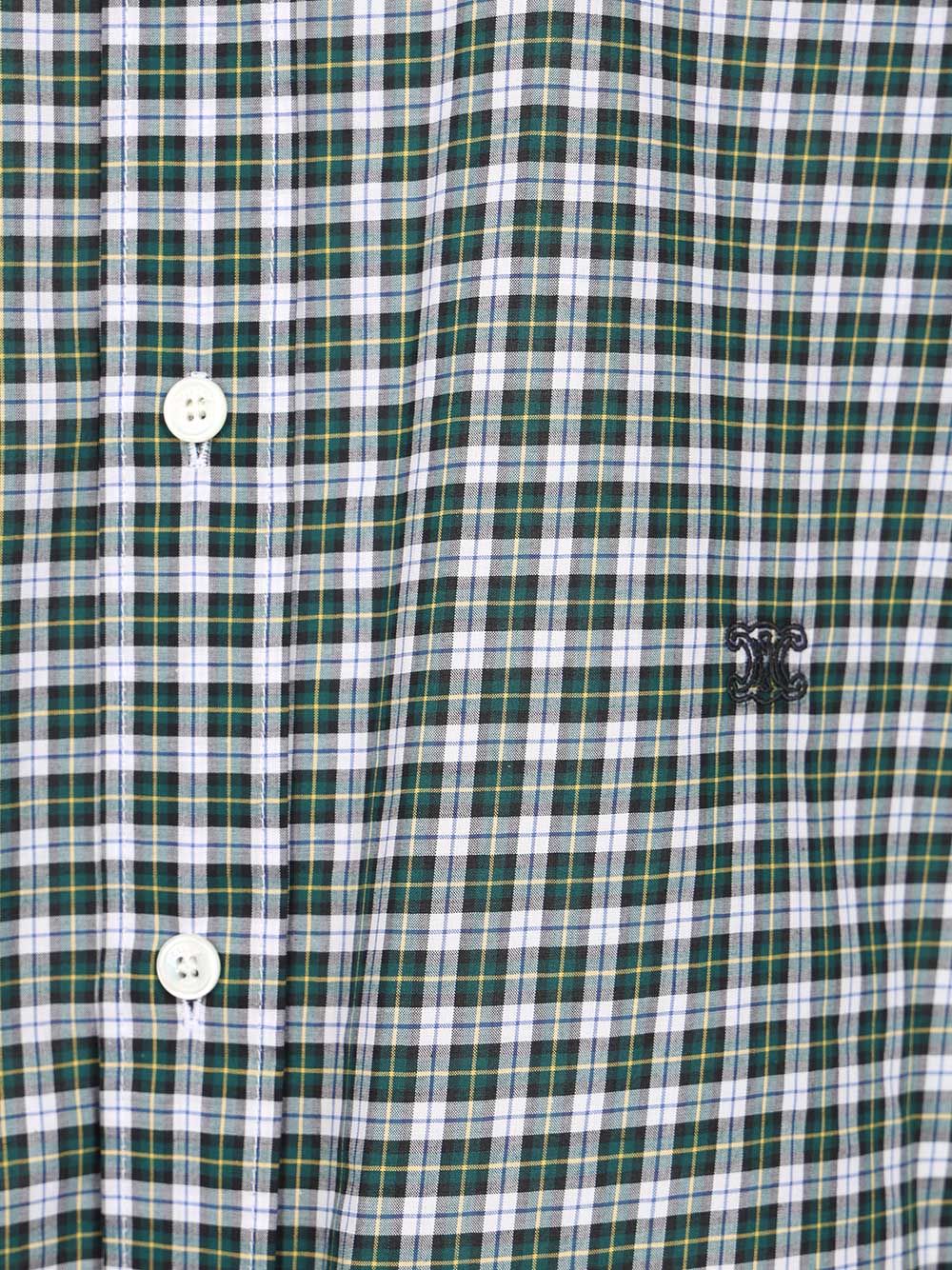 RELAXED SHIRT TARTAN COTTON RC0AZ1393GDL5 (CELINE / シャツ・ブラウス ) | CELINE (セリーヌ)(3)