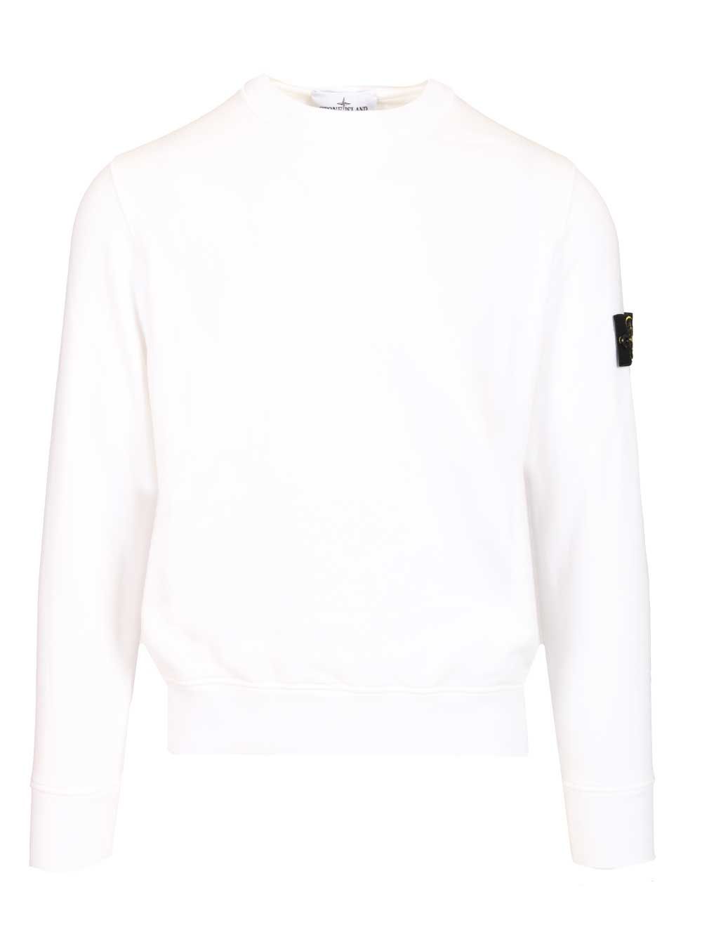 SWEATSHIRT ORGANIC COTTON FLEECE, GARMENT DYED 6100060S0051V0001 (STONE ISLAND / スウェット・フーディー ) | STONE ISLAND (ストーンアイランド)