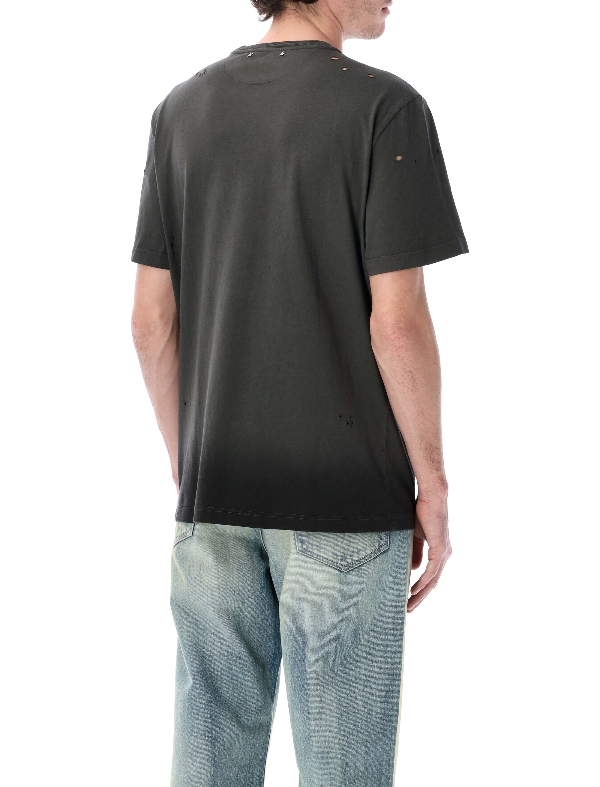 Golden Goose T-shirts and Polos Anthracite GMP01220P00236360318 (Golden Goose / Tシャツ・カットソー ) | Golden Goose (ゴールデングース)(1)