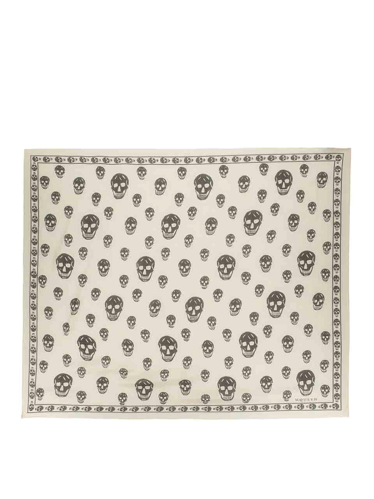 Skull Scarf 8078893052Q9260 (Alexander McQUEEN / スカーフ・マフラー ) | Alexander McQUEEN (アレキサンダー・マックイーン)
